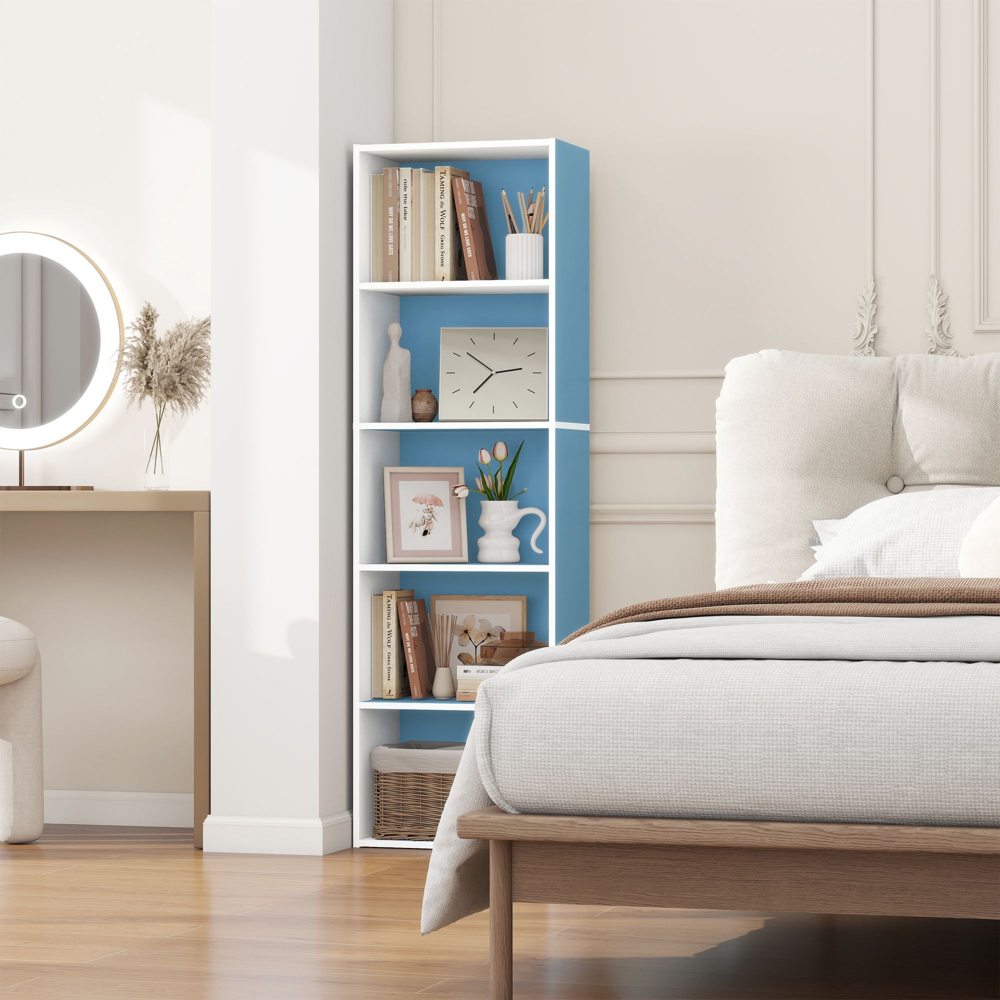HomLux 11055WH/LBL-A bookcases - View #4