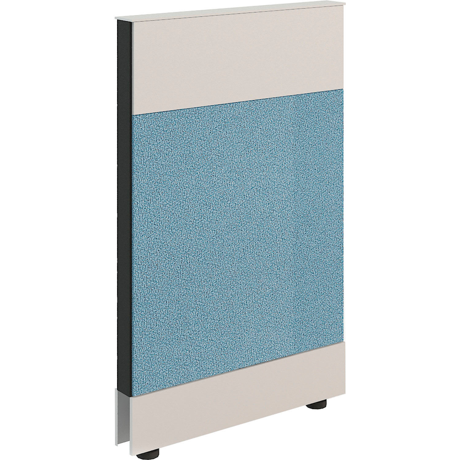 Global Industrial 695904BL Modular Partition Base Panel 24-inW x 38-inH Blue