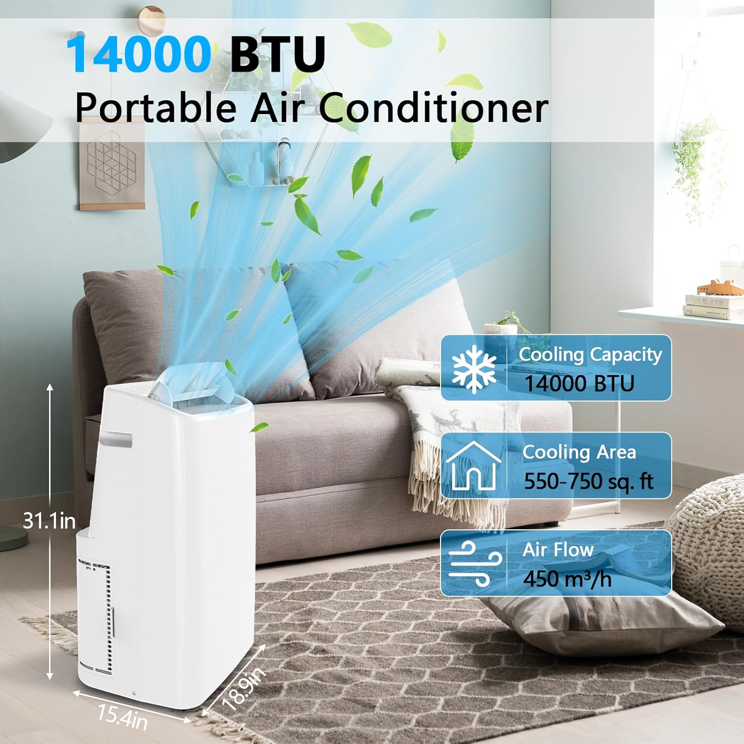 Qeetex LXLS2-PHO-109JQCO1 Portable-Air-Conditioners - View #4