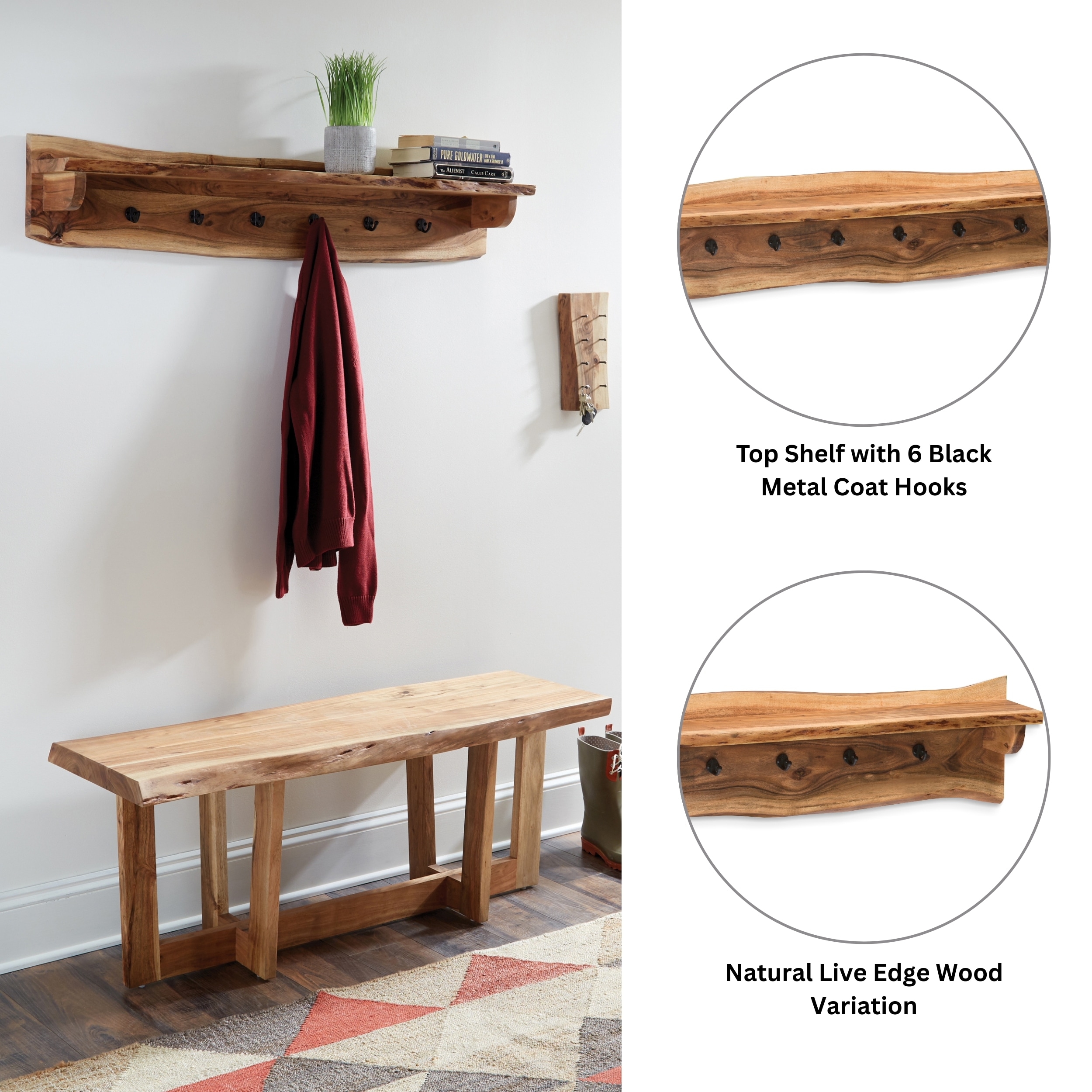 Alaterre Furniture AWAA3420 Coatrack-Stands-Pedestals - View #3