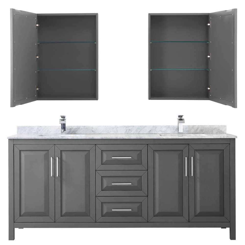 Wyndham Collection WCV252580DKGCMUNSMED Bath-Vanity-Combo - View #4