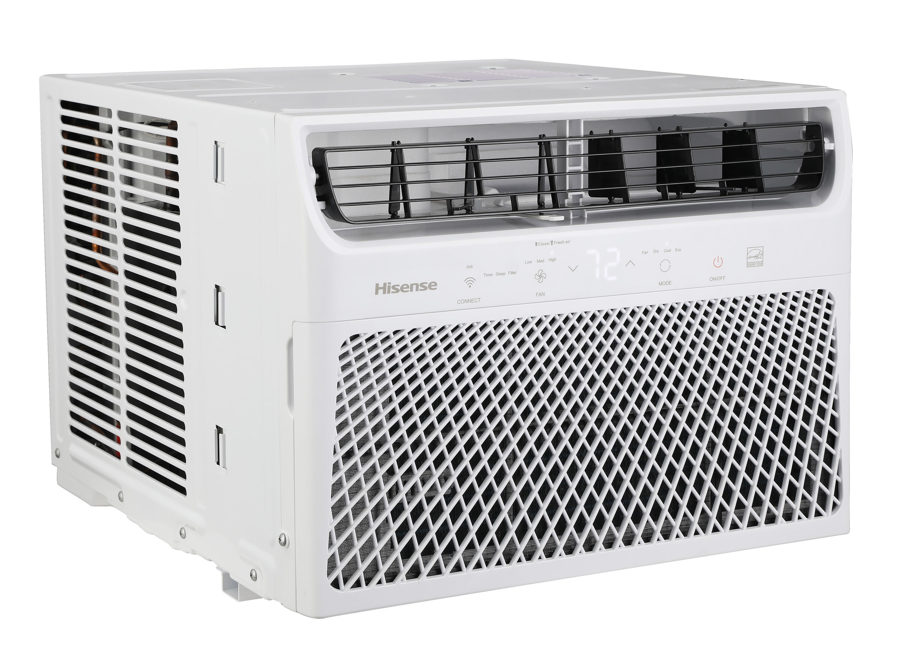 Hisense 700-sq ft Window Air Conditioner with Remote (115-Volt 14000-BTU) ENERGY STAR Wi-Fi enabled