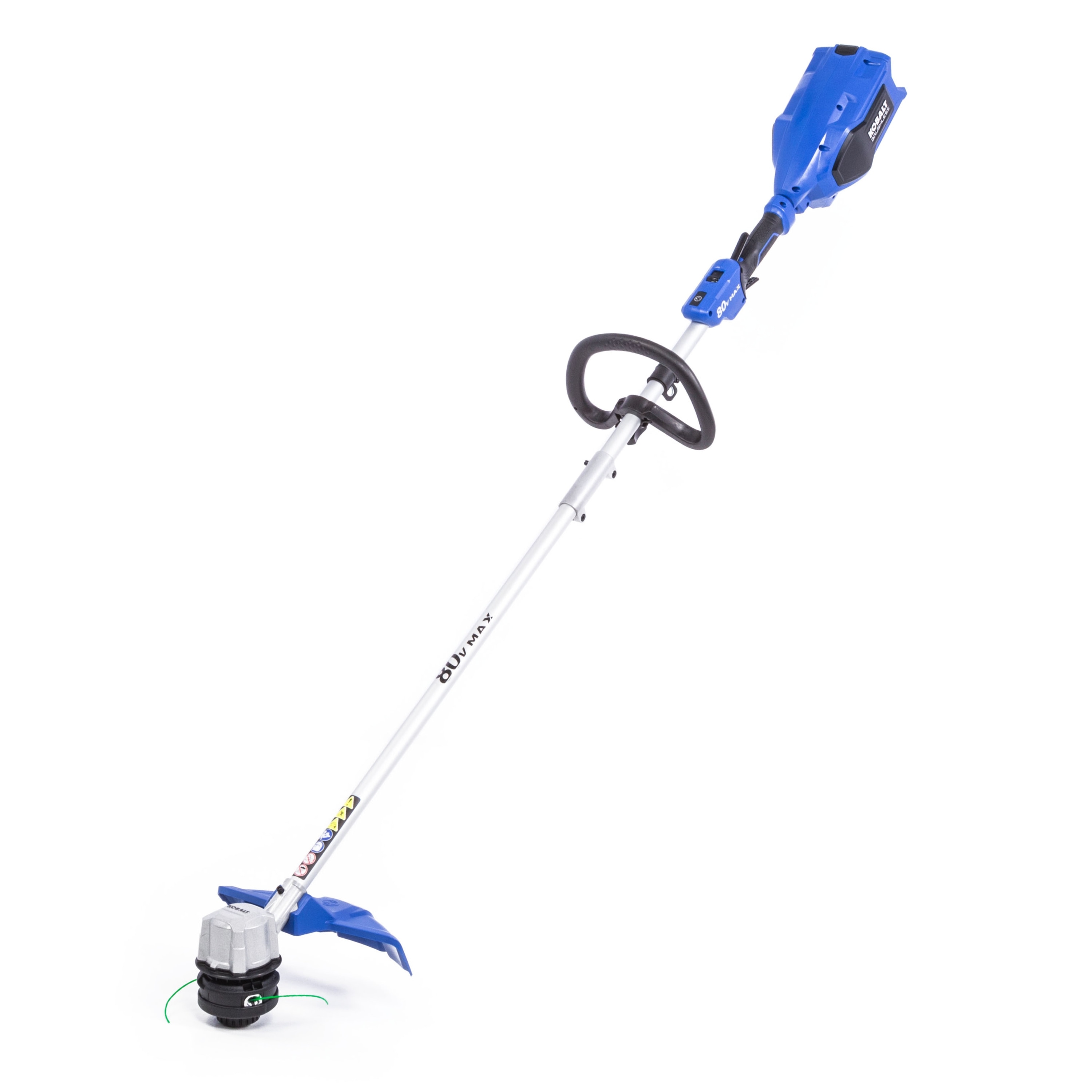 Kobalt 80 volt Max 16 in Straight Shaft Battery String Trimmer Battery and Charger Not Included in the String Trimmers department at Lowes