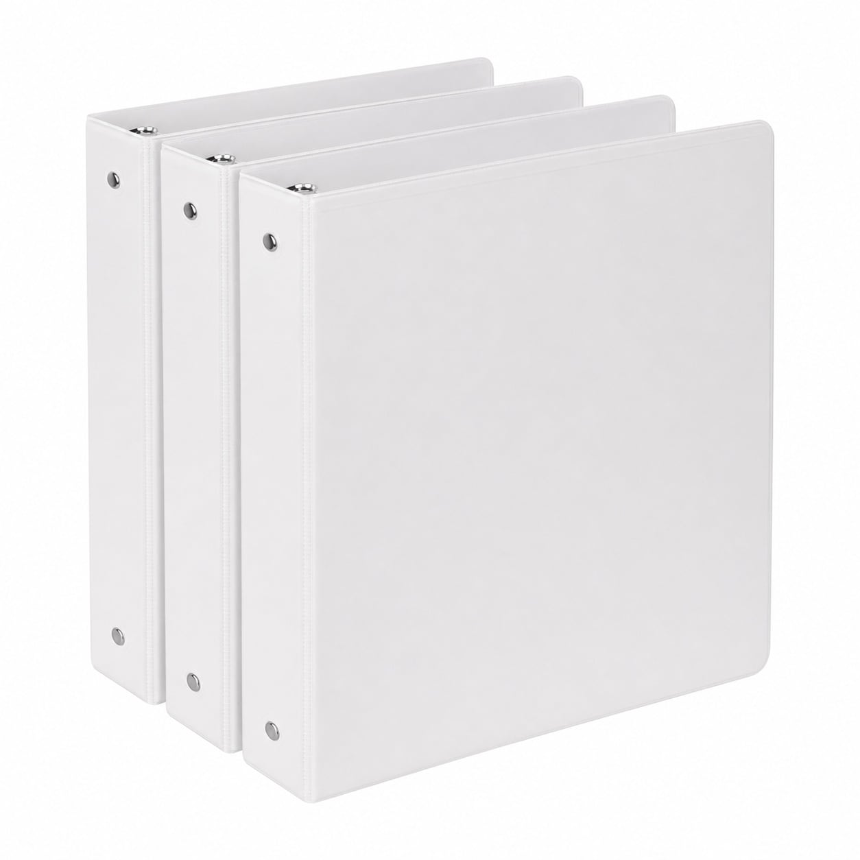 Baginizer 3 Packs 1 Inch 3 Ring Binders Letter Size 200 Sheet Capacity Clearvue Presentation Interior Pocket Economy Office School Organizers