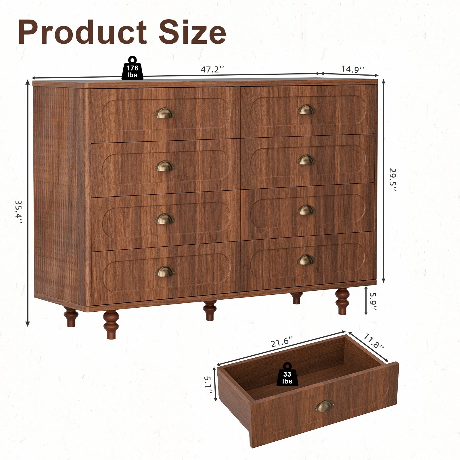 Pocassy GREATANTS-SNBS076WW Filing-Cabinets - View #13