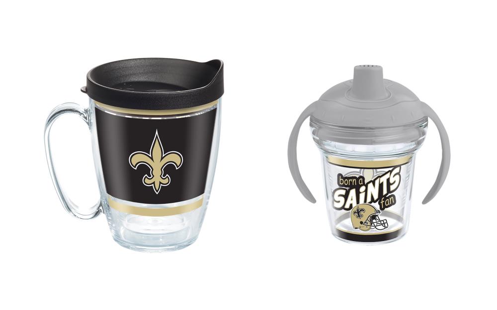 NFL New Orleans Saints 16 oz Insulated Travel Tumbler