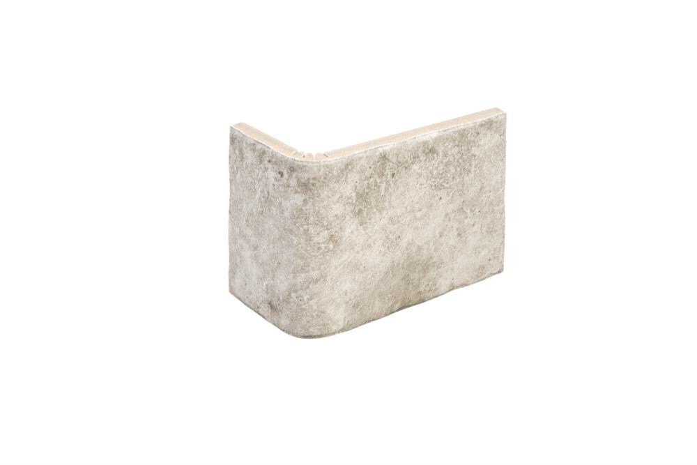 Emser F43NEWBGR0408COR Newberry Grigio Porcelain Bullnose Corner Tile (4-in x 8-in)