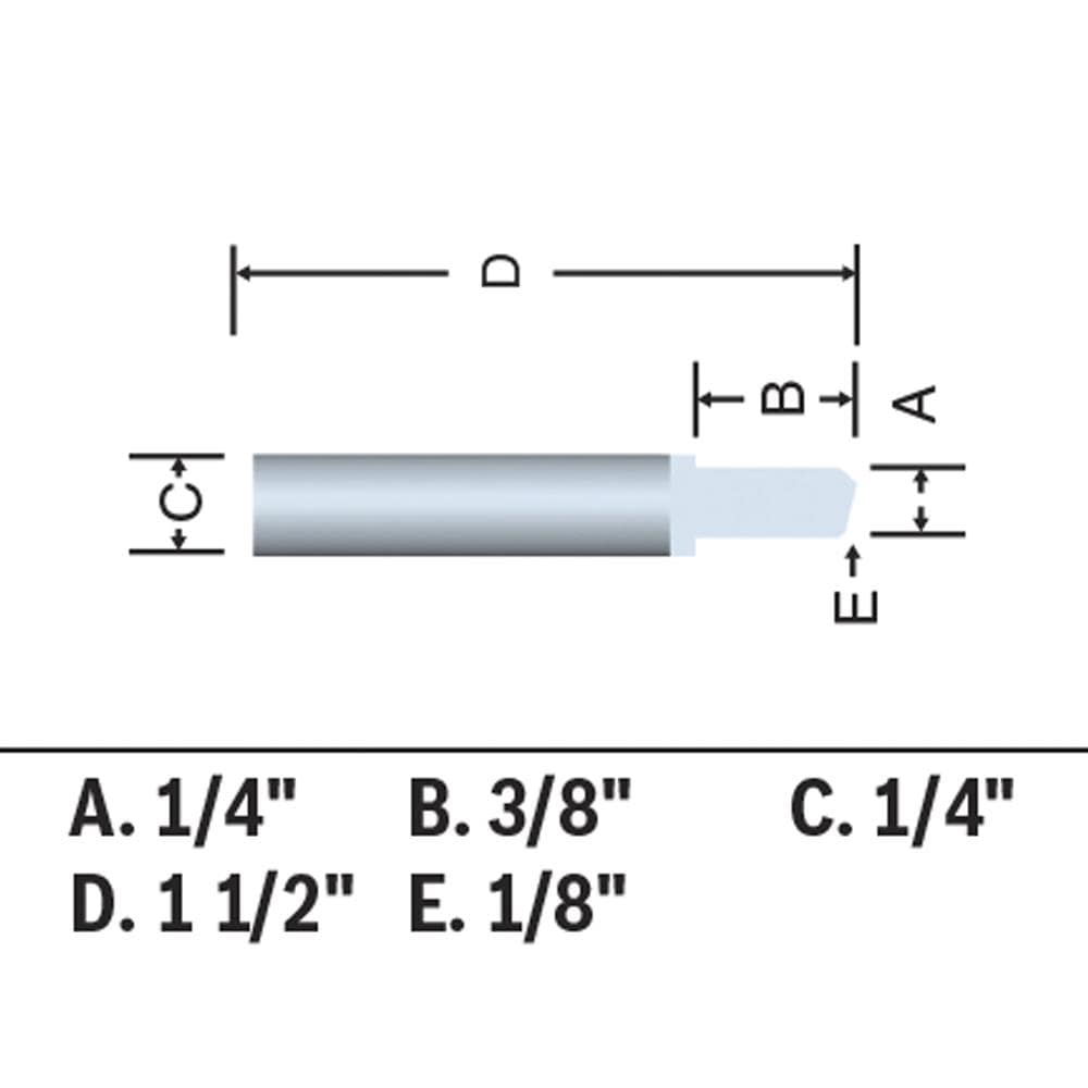 Veining store router bit