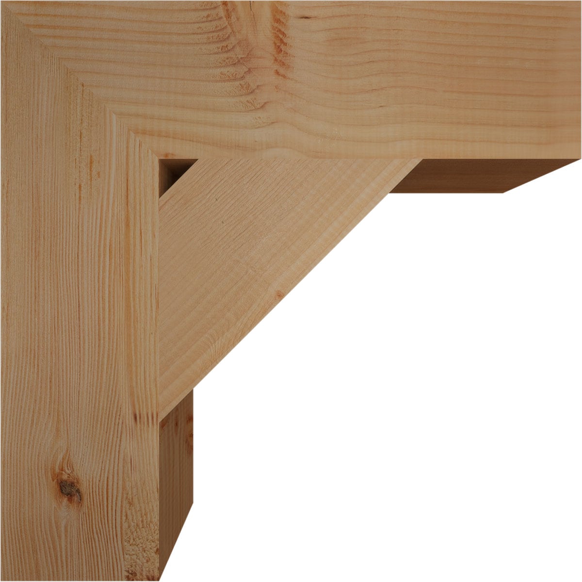 Ekena Millwork BKT06X22X22TRA05SDF Exterior-Brackets-Braces - View #3