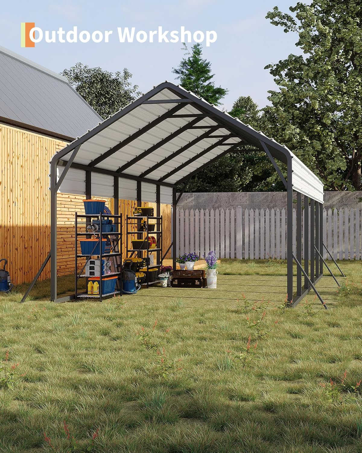 IdealHouse JOEY-K68IDVR1CUHO Carport-Covers - View #7