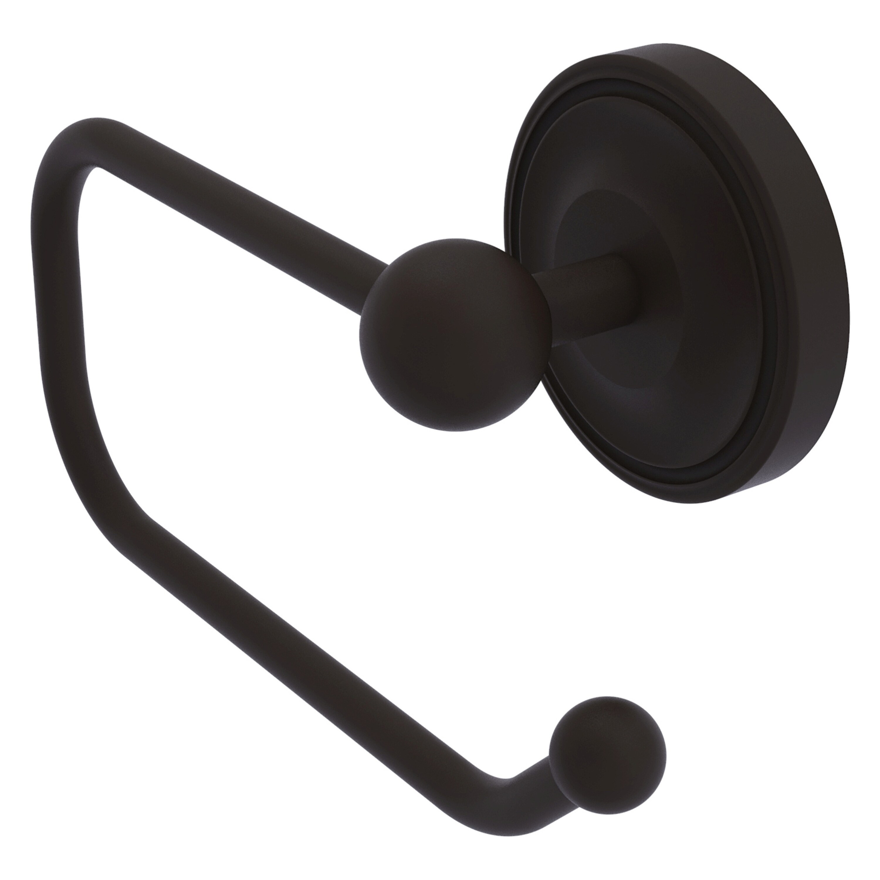 Allied Brass PR-24E-ORB Prestige Regal Oil-rubbed Bronze Wall mount Single post Toilet Paper Holder 1 -Rolls