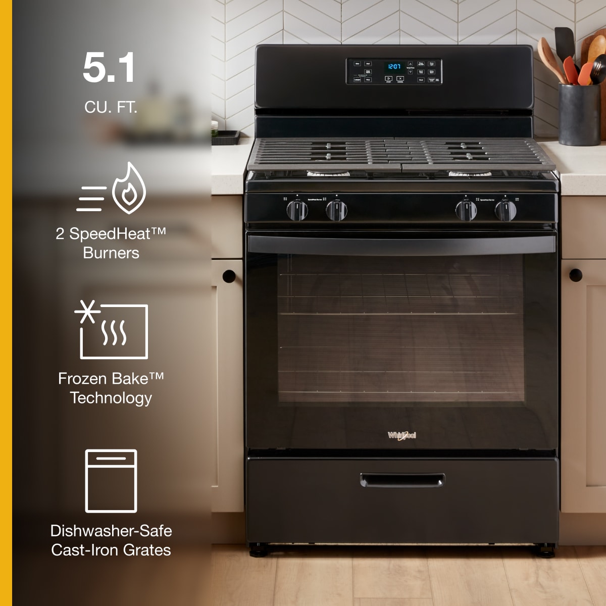 Whirlpool WFG320M0MB Freestanding-Gas-Ranges - Thumbnail View #4