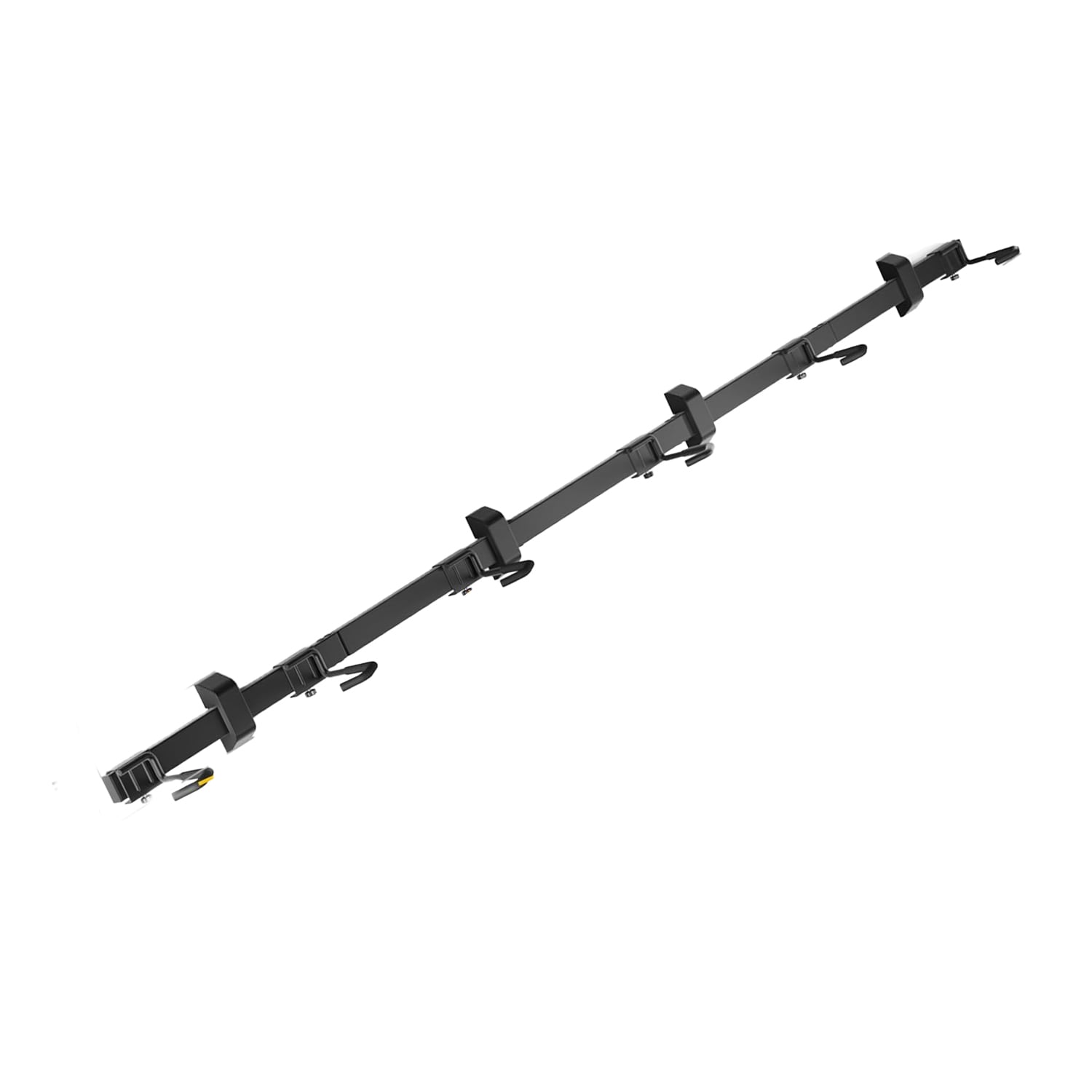 Etokfoks  garage wall mounted bike rack with adjustable 6 bike hangers on 78 5 in steel rail supports 330 lb for mountain road and city