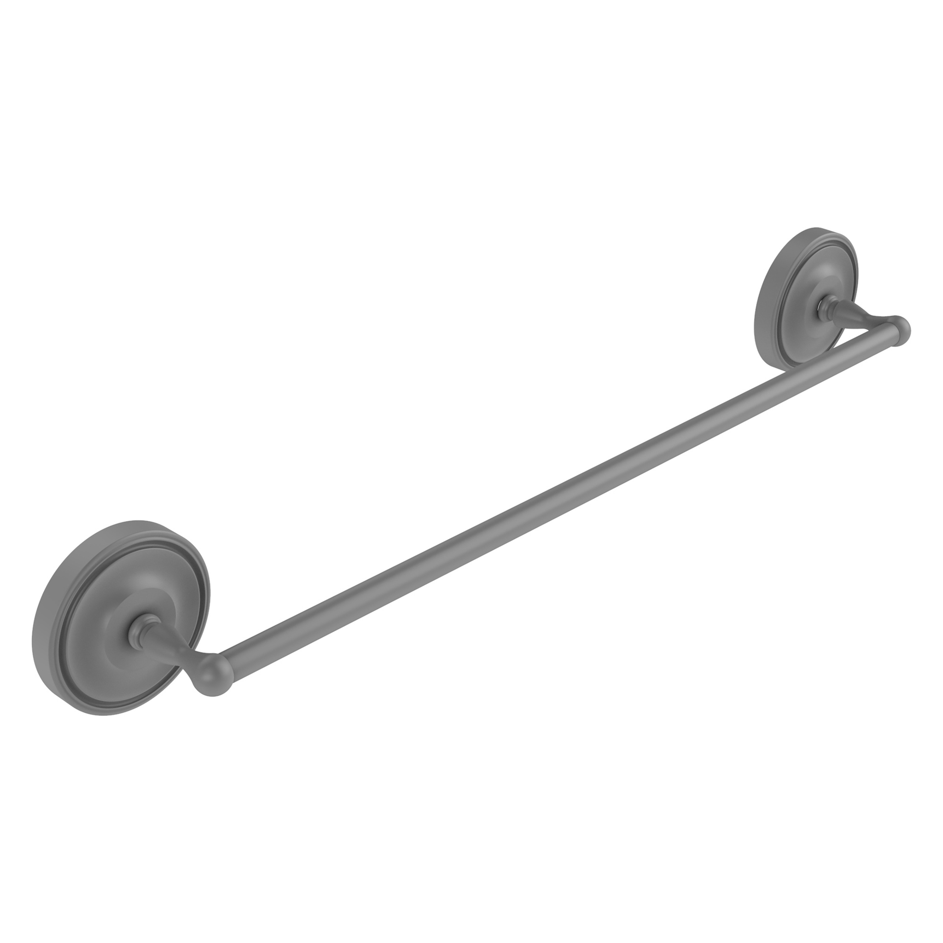 Allied Brass R-31/36-GYM Regal 36-in Matte Gray Wall mount Single Towel Bar