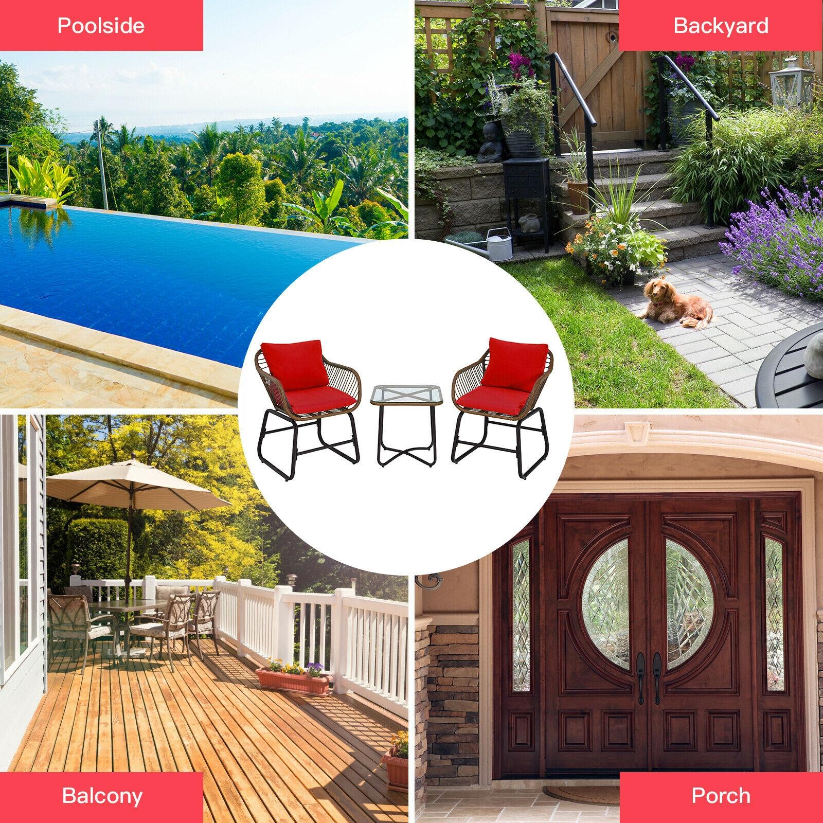Clihome CL-RE-70838 Patio-Conversation-Sets - View #9