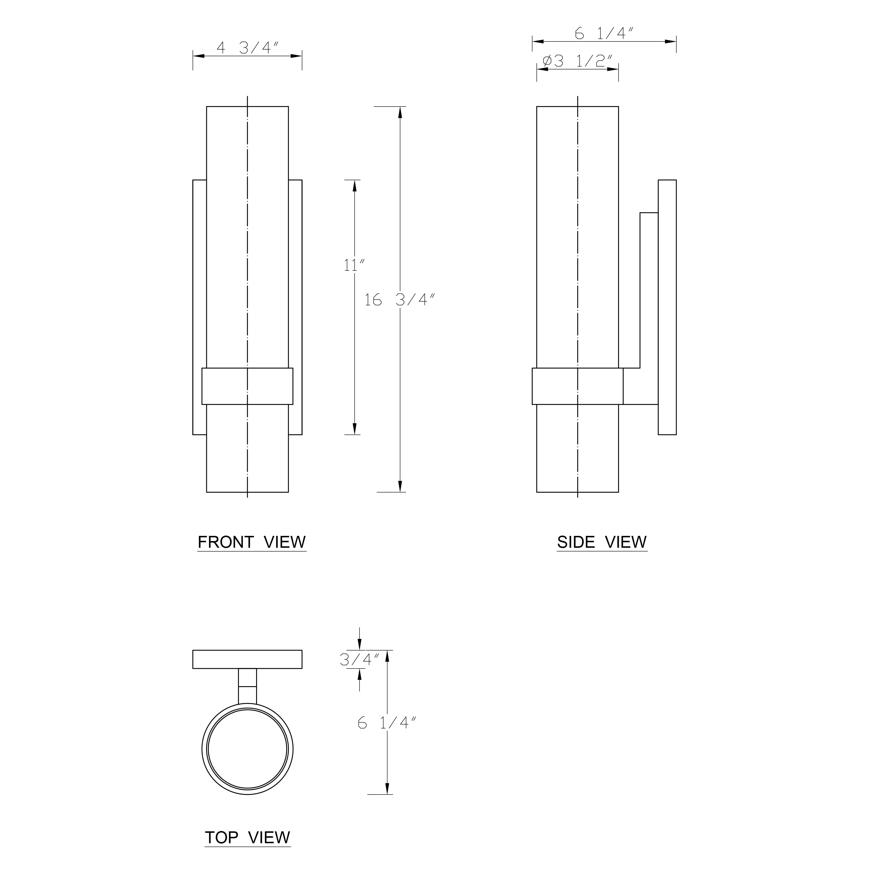 C Cattleya 4.75-in W 1-Light Black Modern/Contemporary Wall Sconce in the Wall  Sconces department at