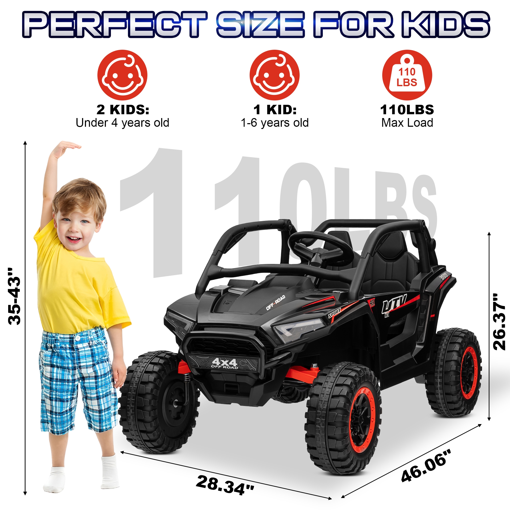 JOYRACER ATV639W Play-Toys - View #2