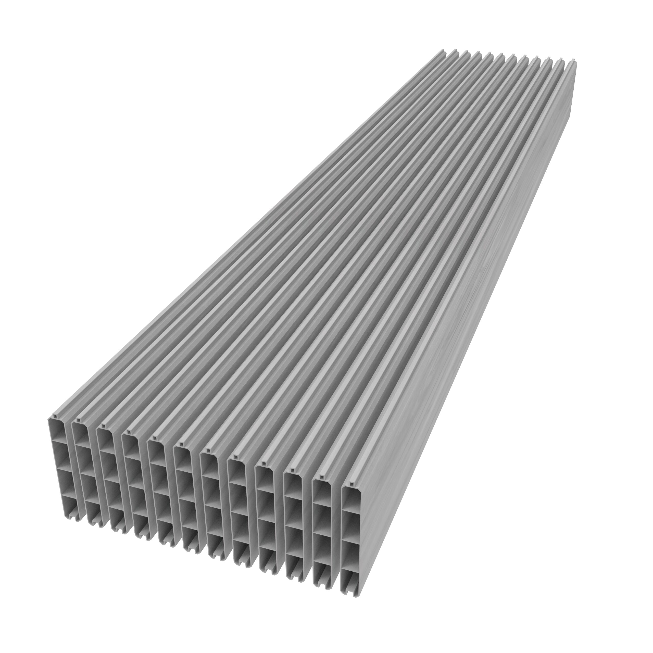 Freedom 73050313 Alloy Mixed Material 6-ft H x 6-in W Woodgrain Gray Vinyl Privacy Fence infill