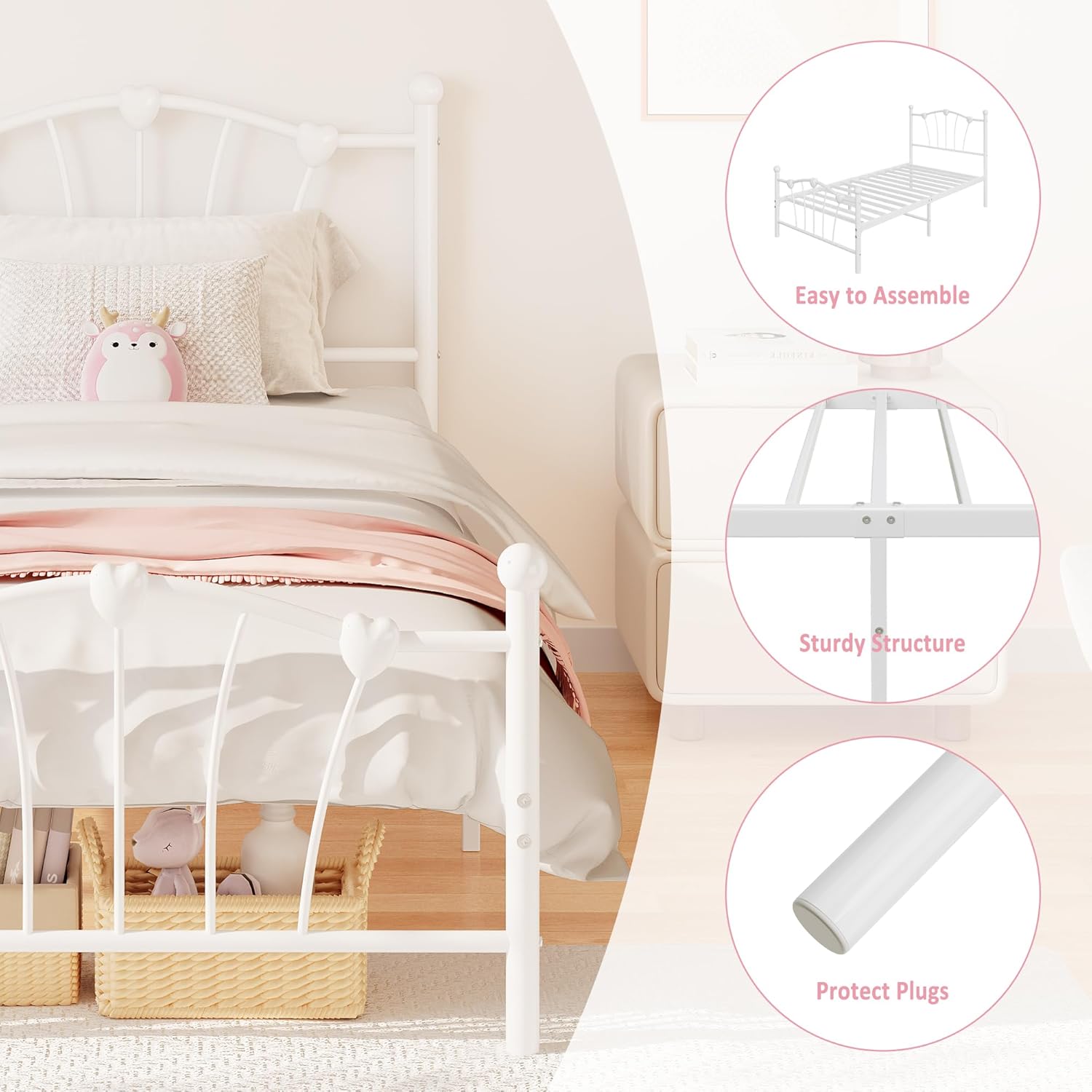 Qeetex LHF-BED-PHO-0V1PMETR beds - View #6