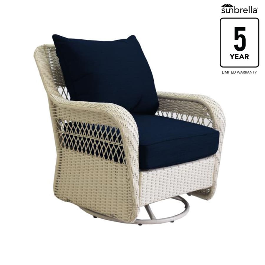 lowe's white wicker chairs