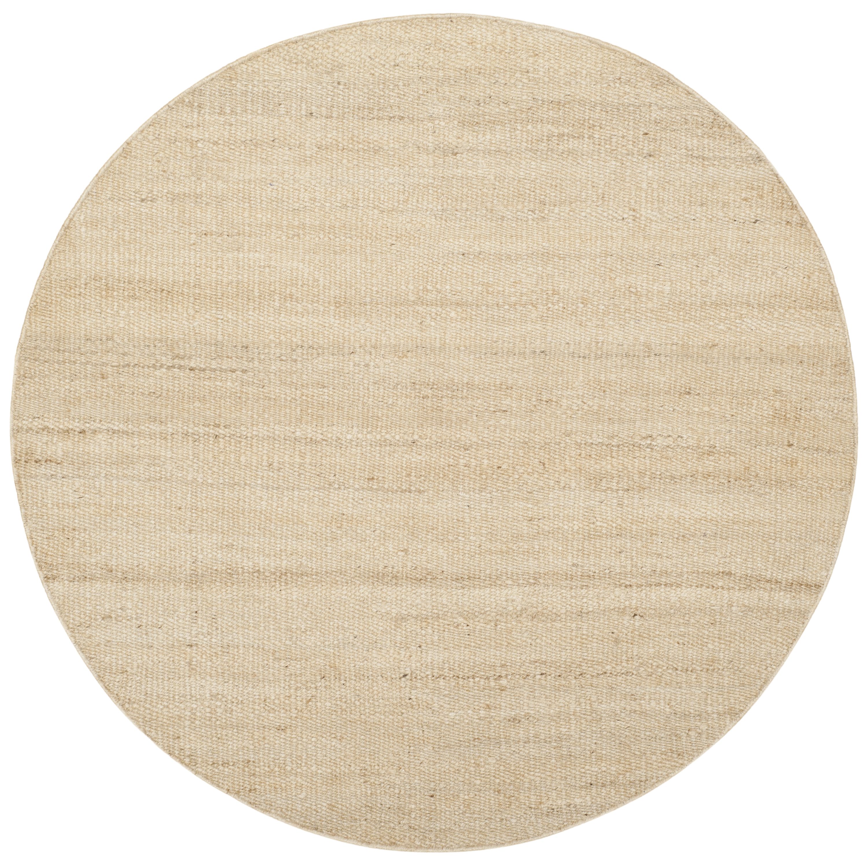 Safavieh NF368B-6R Natural Fiber Baird 6 x 6 (ft) Jute Ivory Round Indoor Abstract Farmhouse/Cottage Area rug