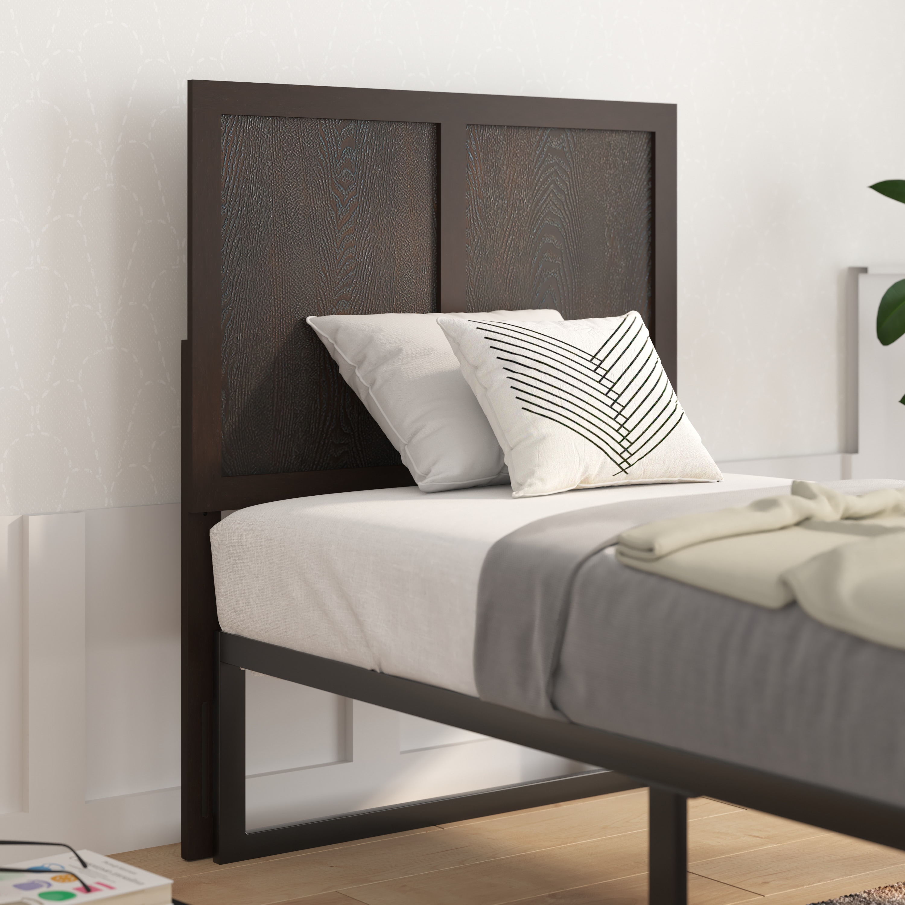 Taylor & Logan 196861018862 Oakley Dark Brown Twin Headboard