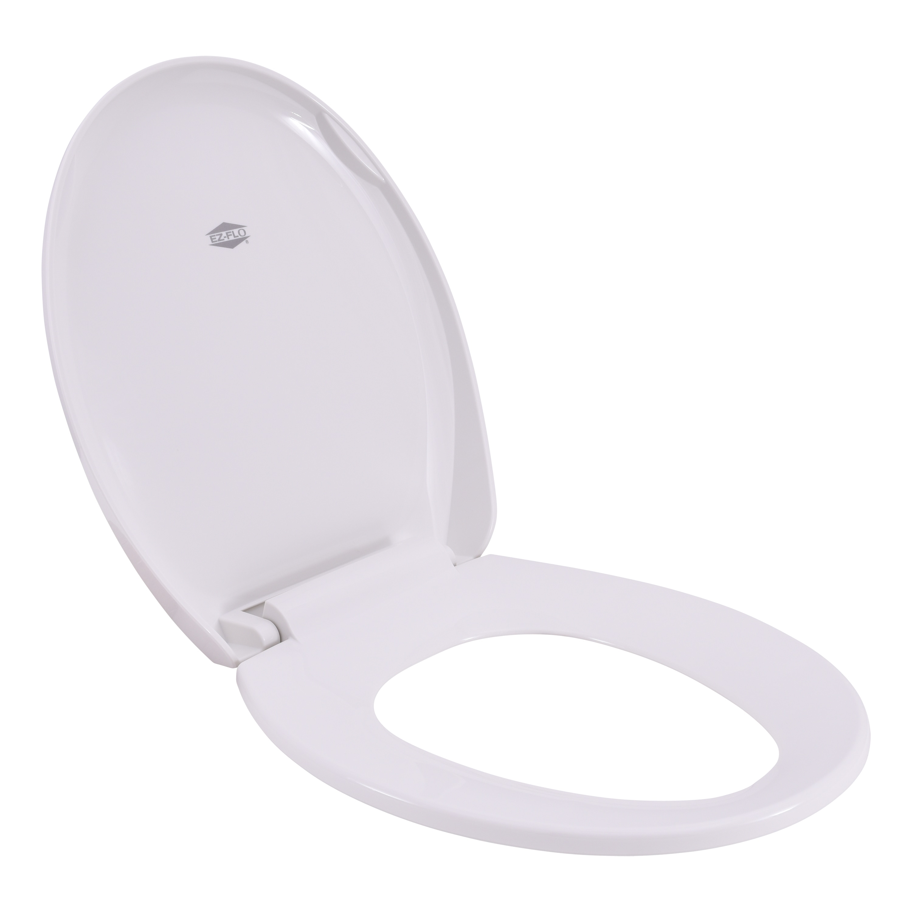 EZ-FLO 65931 Plastic White Round Soft Close Toilet Seat