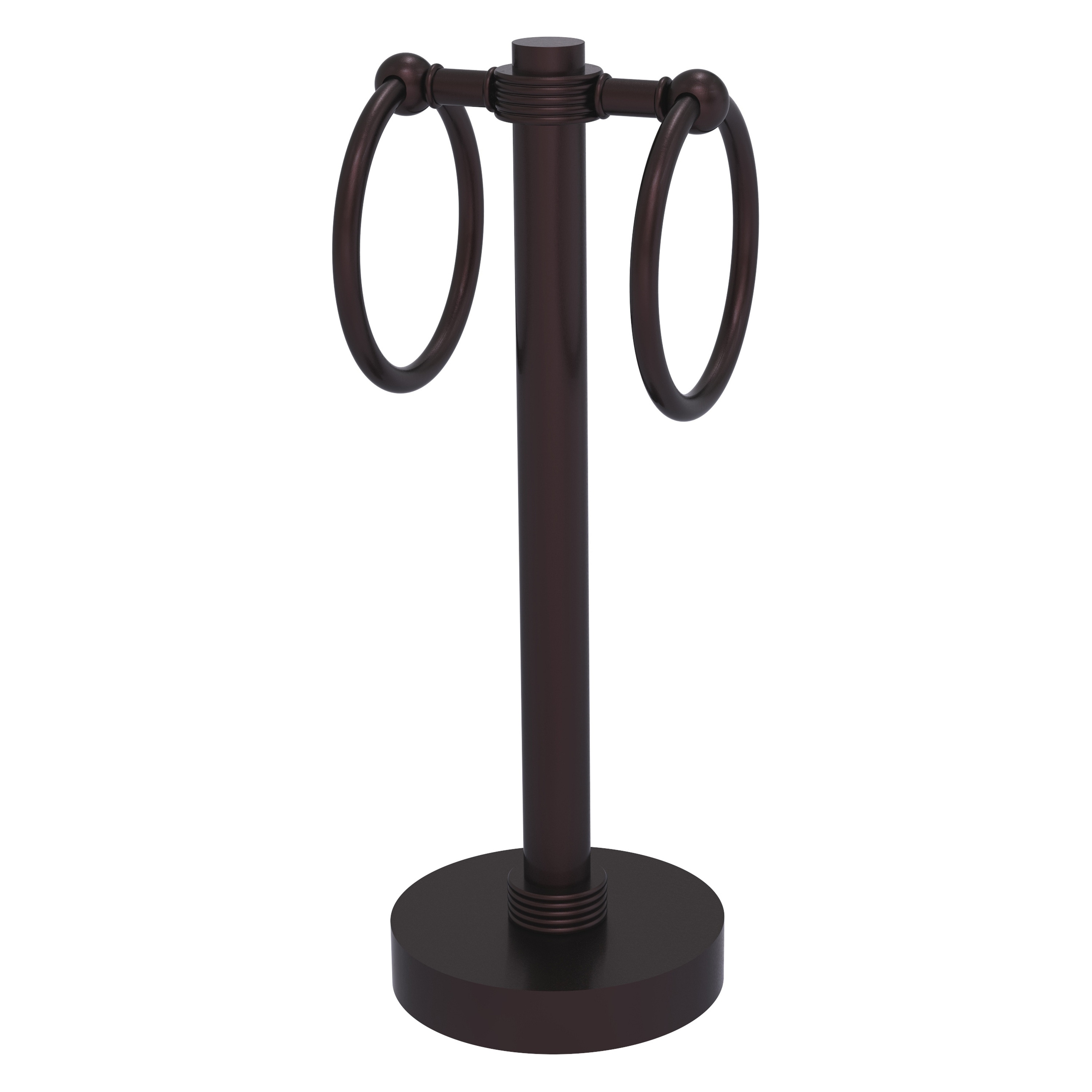 Allied Brass 953G-ABZ Antique Bronze Freestanding countertop Double Towel Ring
