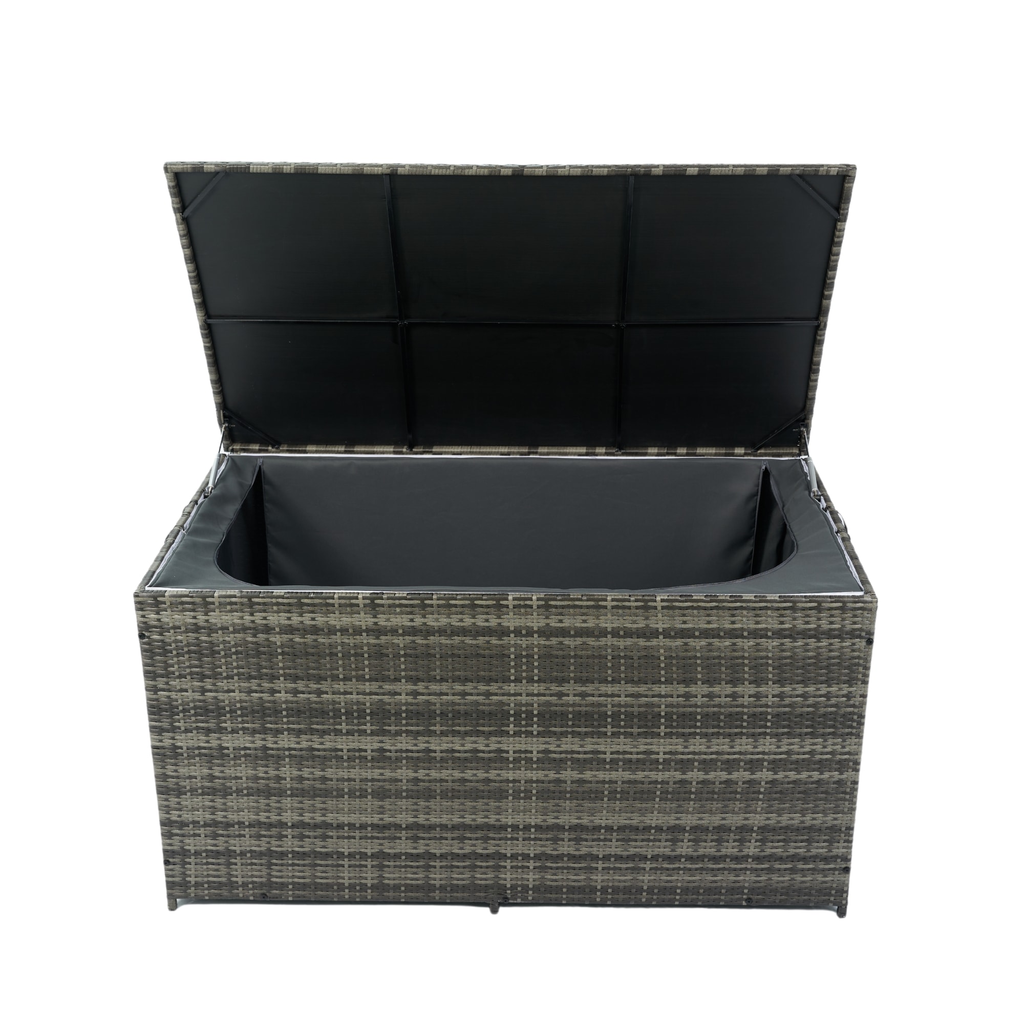 AHIOU HOME ZAAHG-P175893DB Sonoma 200-Gallon Dark Gray Metal Deck Box