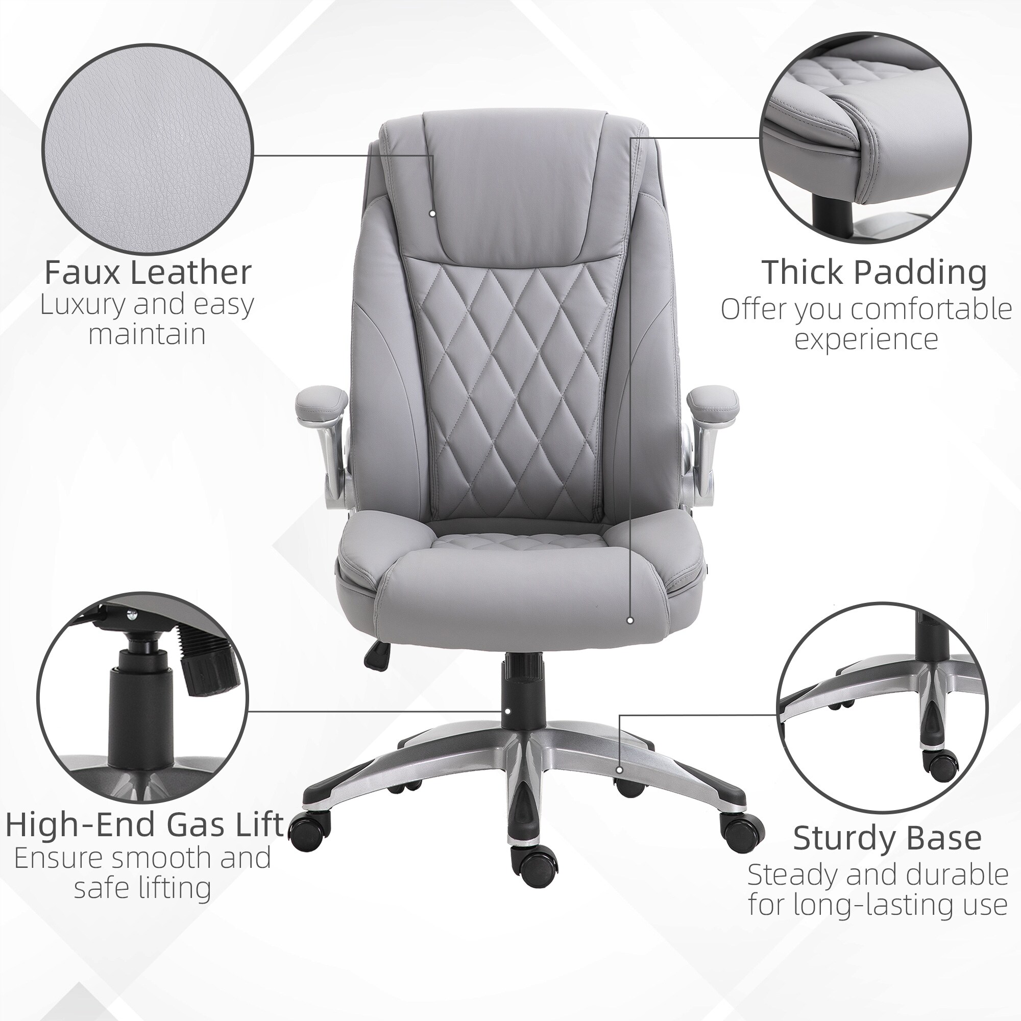 Vinsetto 920-063V80 Office-Chairs - View #9