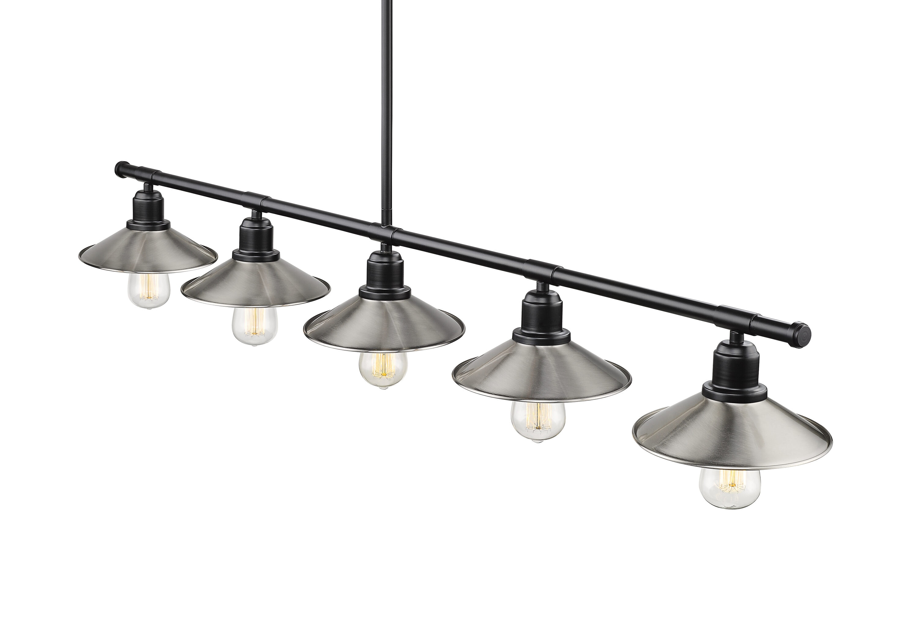 Z-Lite 613-5L-MB+BN Pool-Table-Lighting - View #3