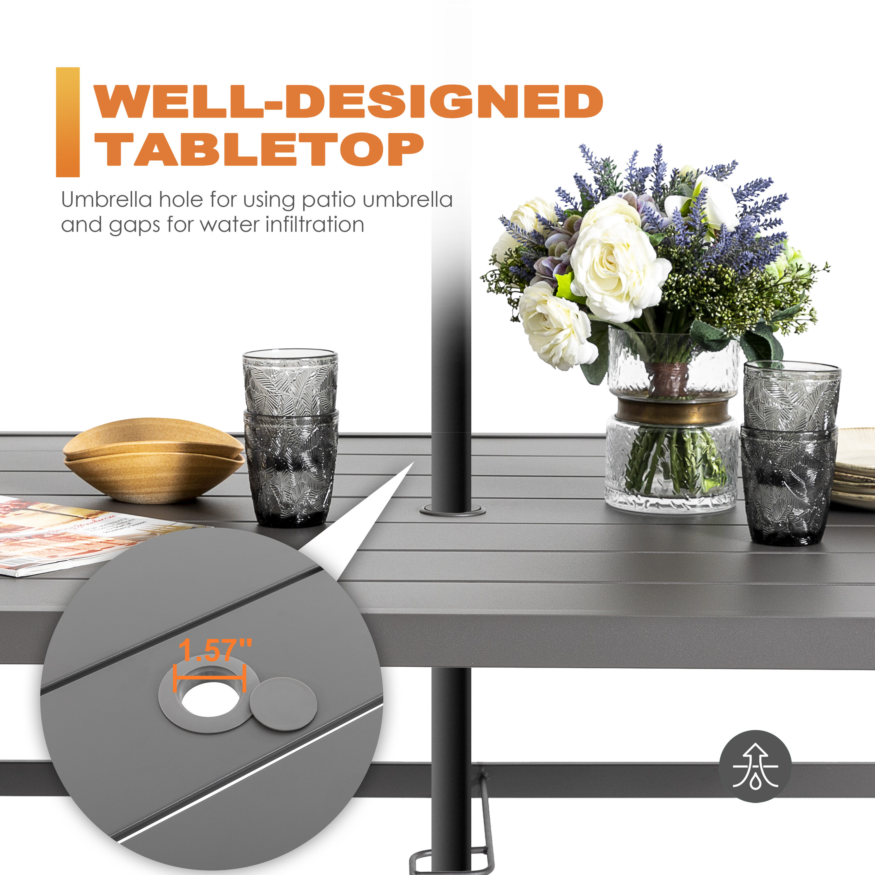 Nuu Garden TA103GR Patio-Tables - View #5