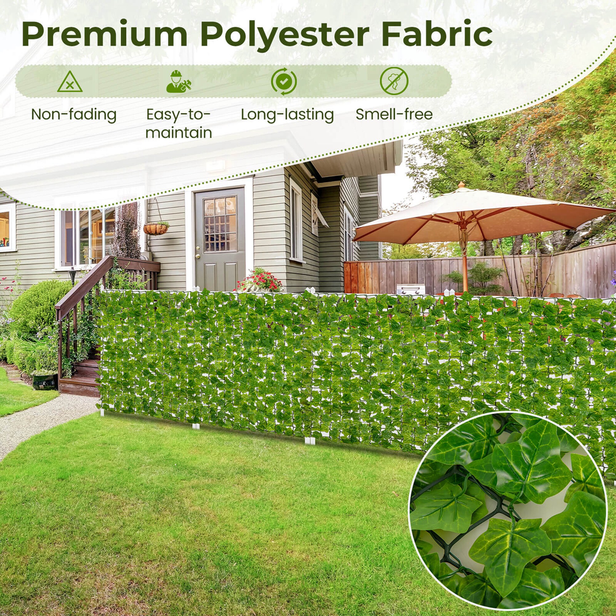 Costway HCST03009 Garden-Utility-Fencing - View #6