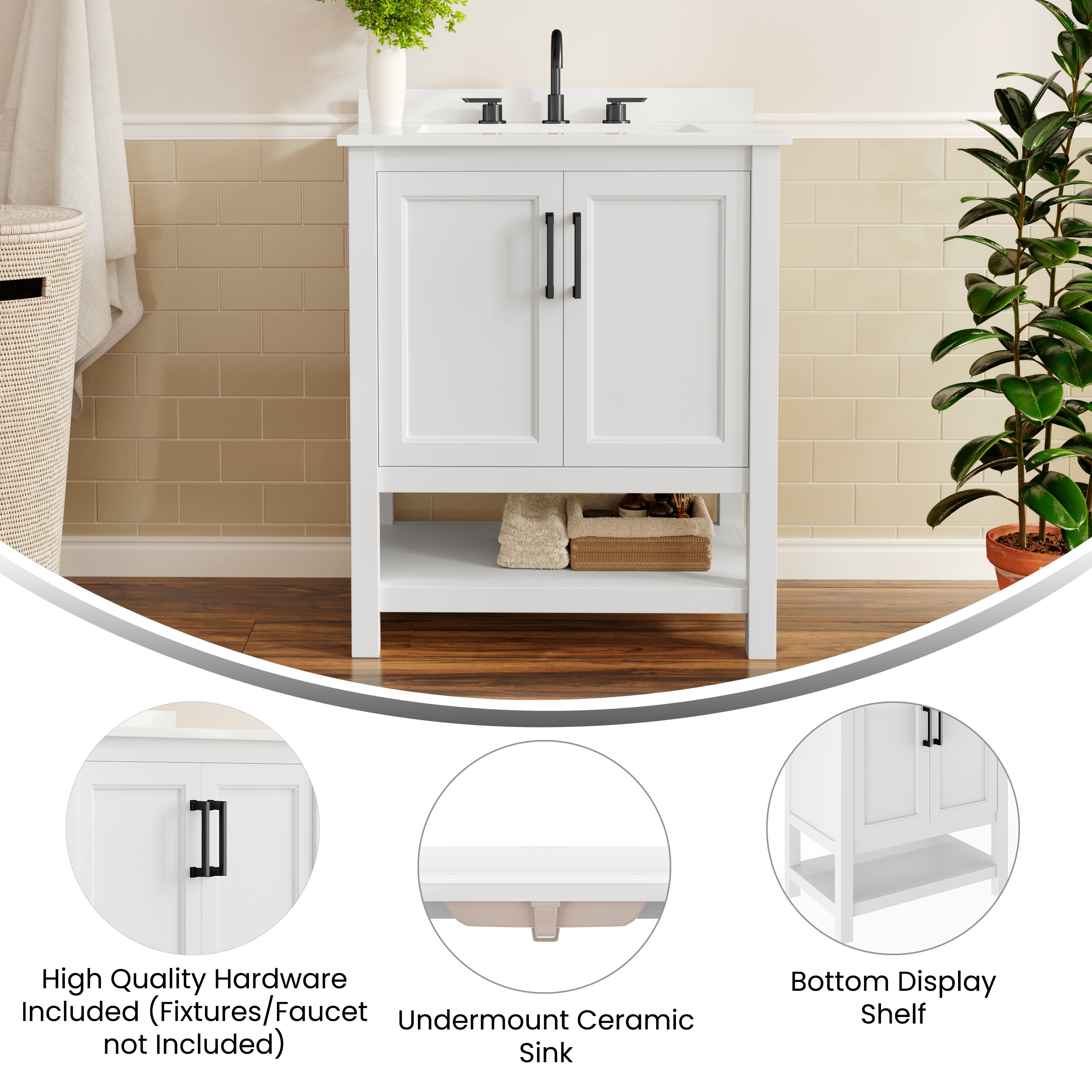 Flash Furniture 196861192838 Bath-Vanity-Combo - View #3