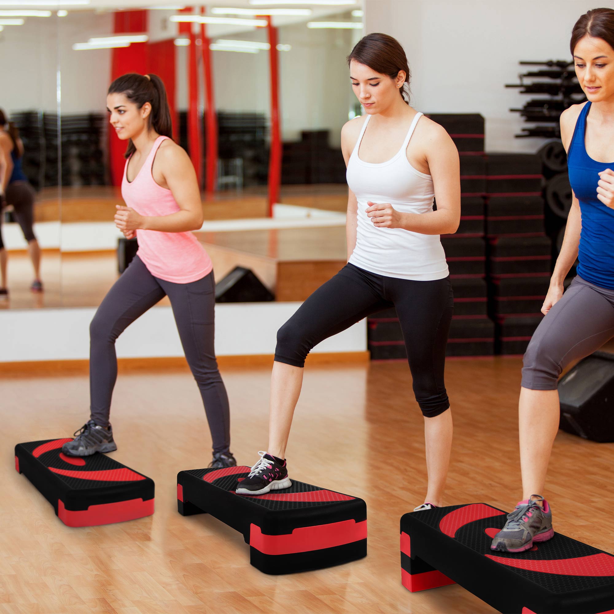 Balancefrom AEROSTEP-BLK/RD Plyo-Boxes-Platforms - View #5