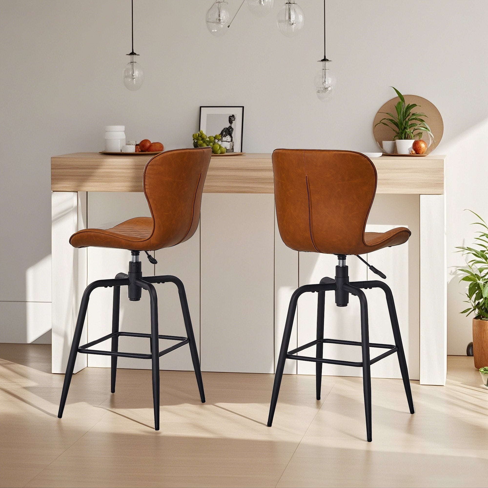 Vecelo LOE-CC02-BRN stools - View #2