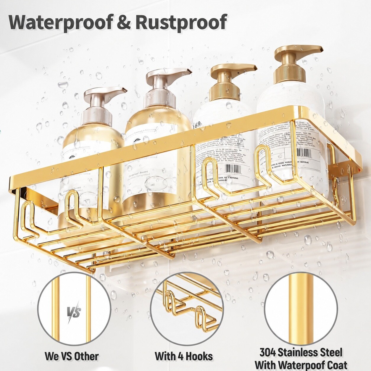 Etokfoks LET5USNNB Hanging-Shower-Caddies - View #3