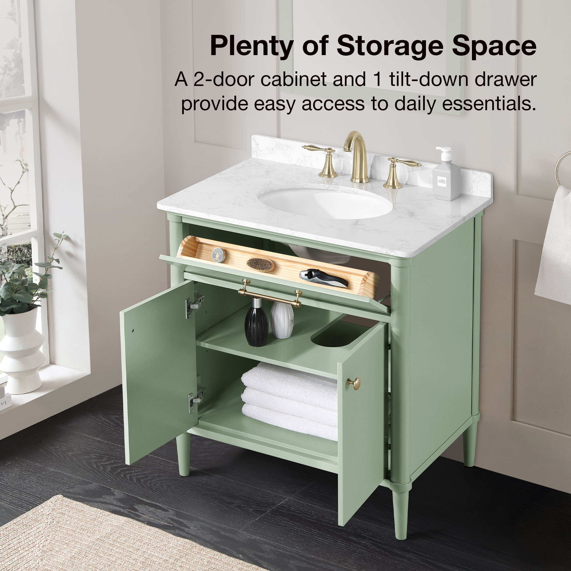allen + roth RIAN 30SG Bath-Vanity-Combo - View #4