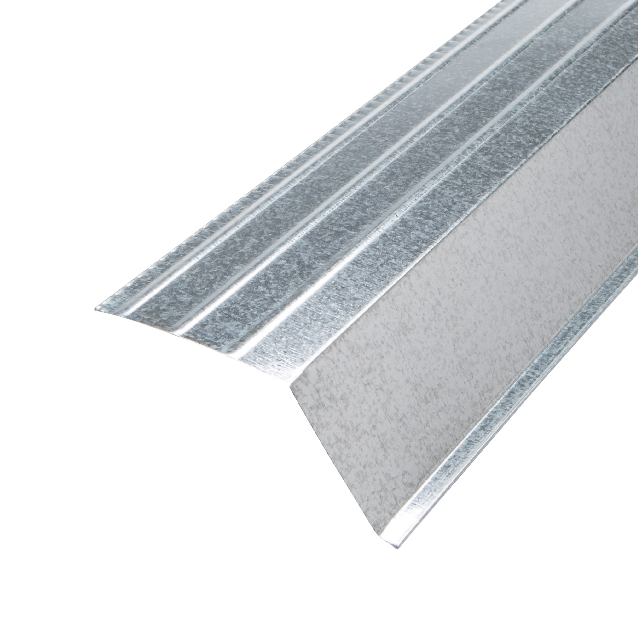 Amerimax 5607500120 Roof Apron 2.47-in x 10-ft Unpainted galvanized Galvanized steel Drip Edge