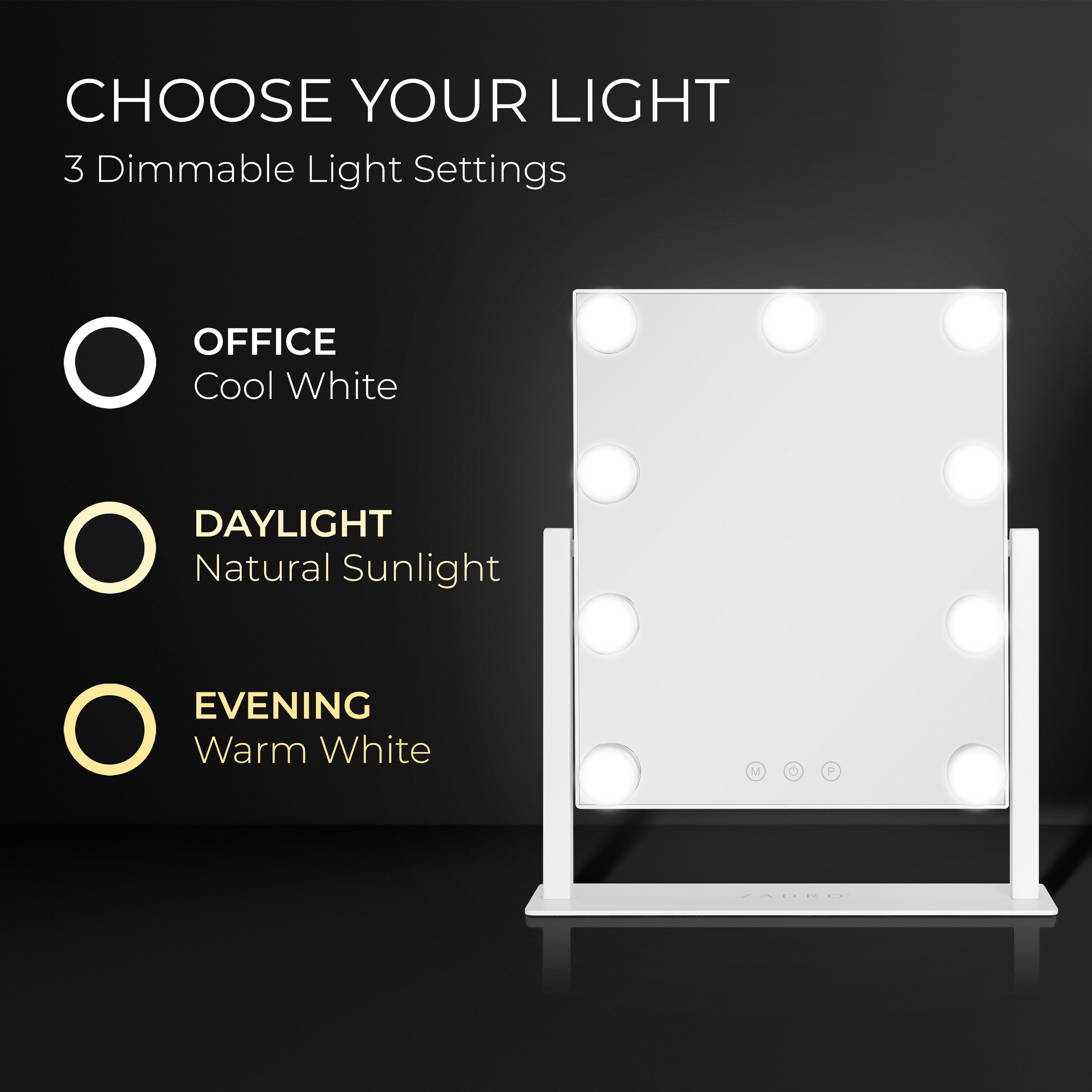 Zadro HLVART11 Makeup-Mirrors - View #8