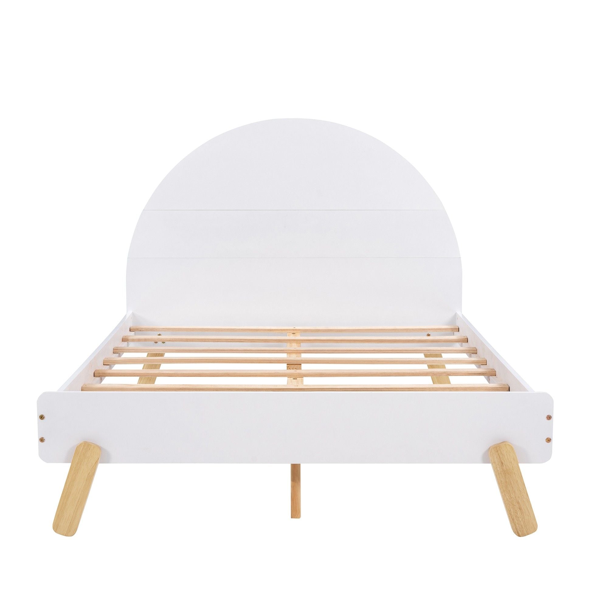 Yiekholo White Full Wood Platform Bed With Storage At Lowes.com