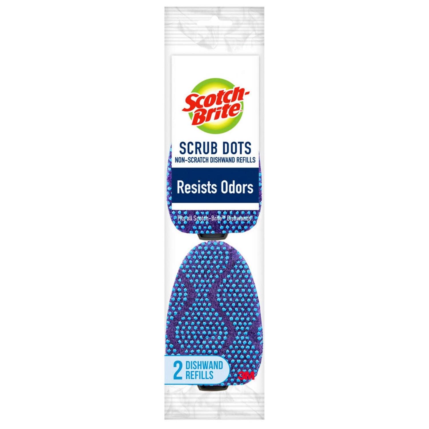 Scotch-Brite Scotch Brite Advanced Heavy Duty Sponge Refill For Dishwand 1.65 in. L 2 pk
