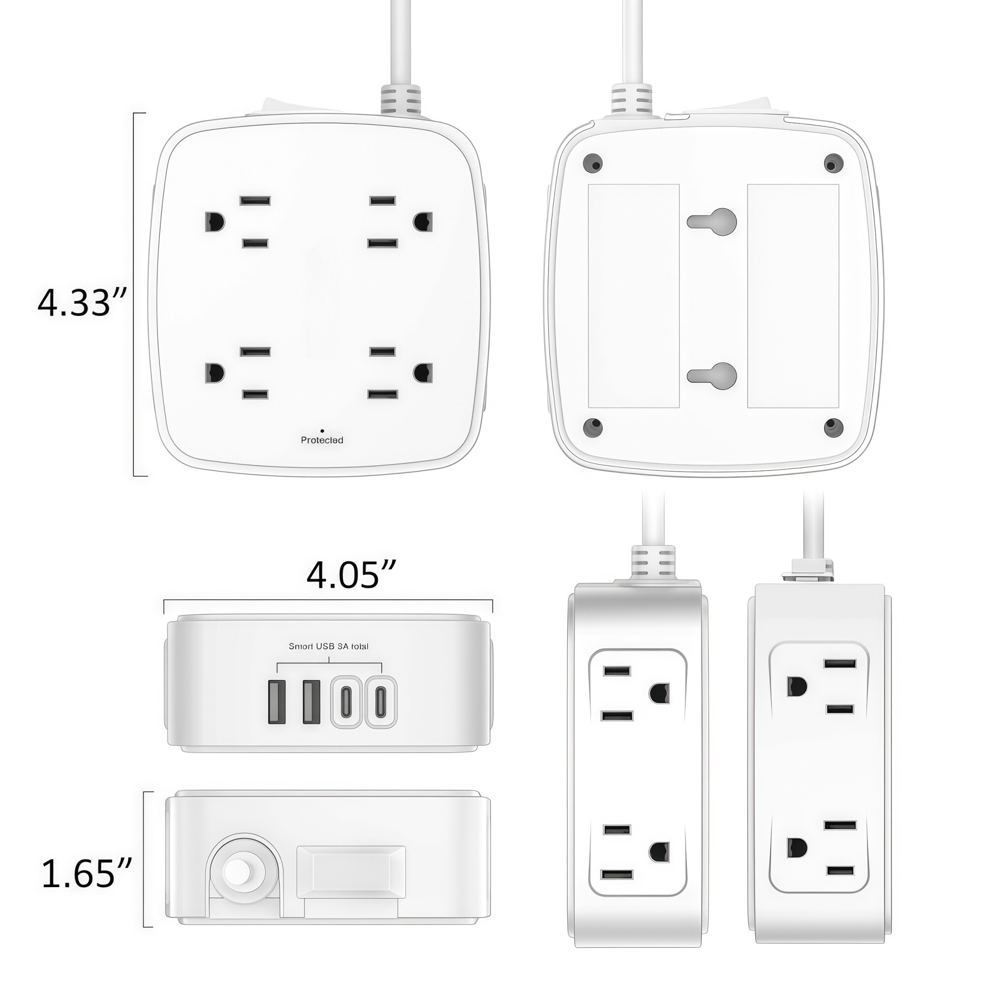 Numhew NHLYNN18277 Surge-Protectors - View #7