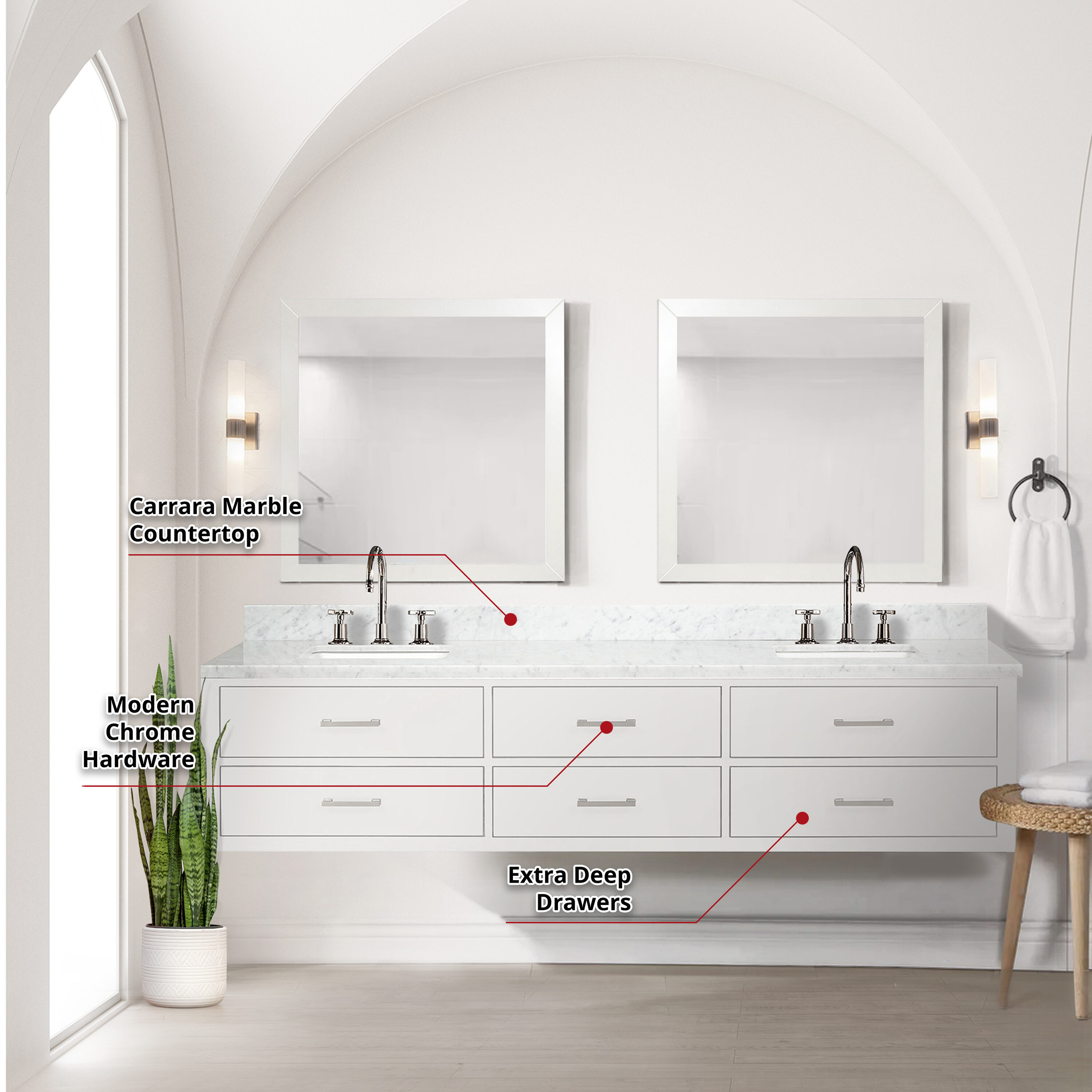 Lexora LVSO84DA110 Bath-Vanity-Combo - View #7