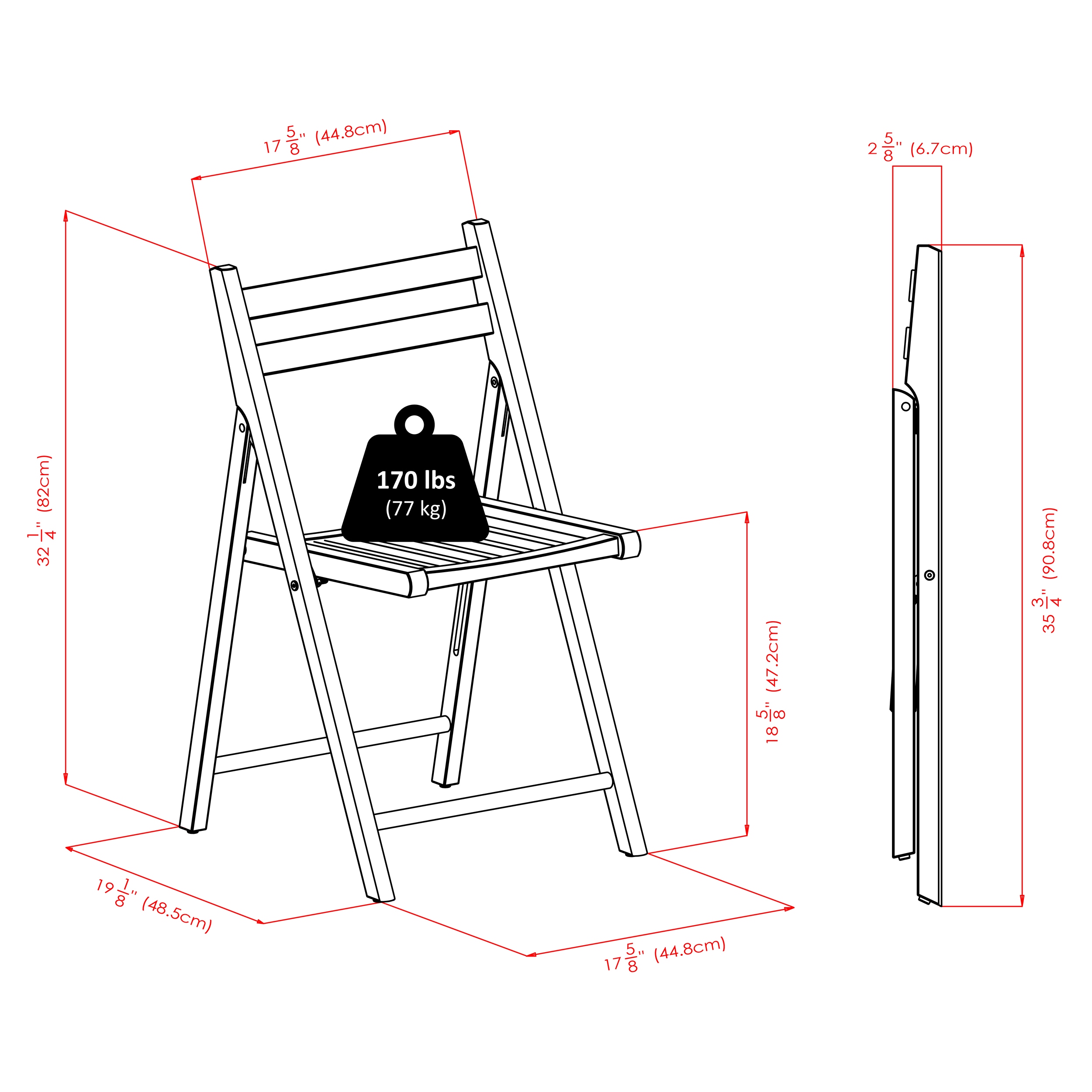 winsome folding chairs