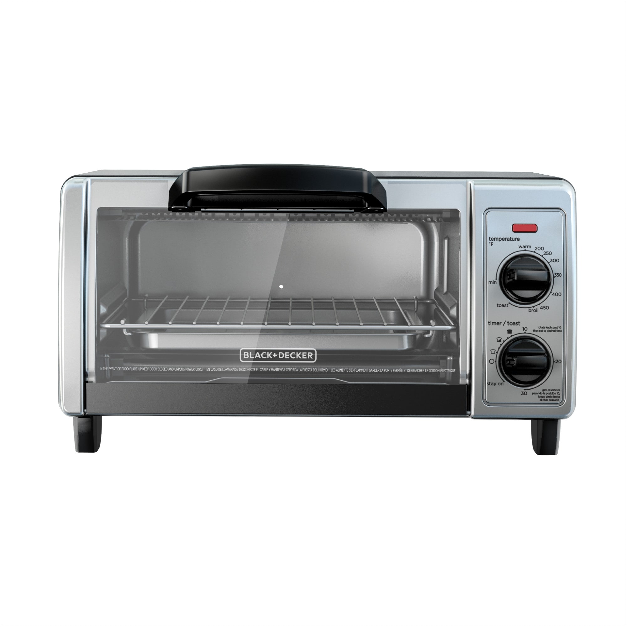 BLACK+DECKER 4-Slice Stainless Steel Convection Toaster Oven (1150