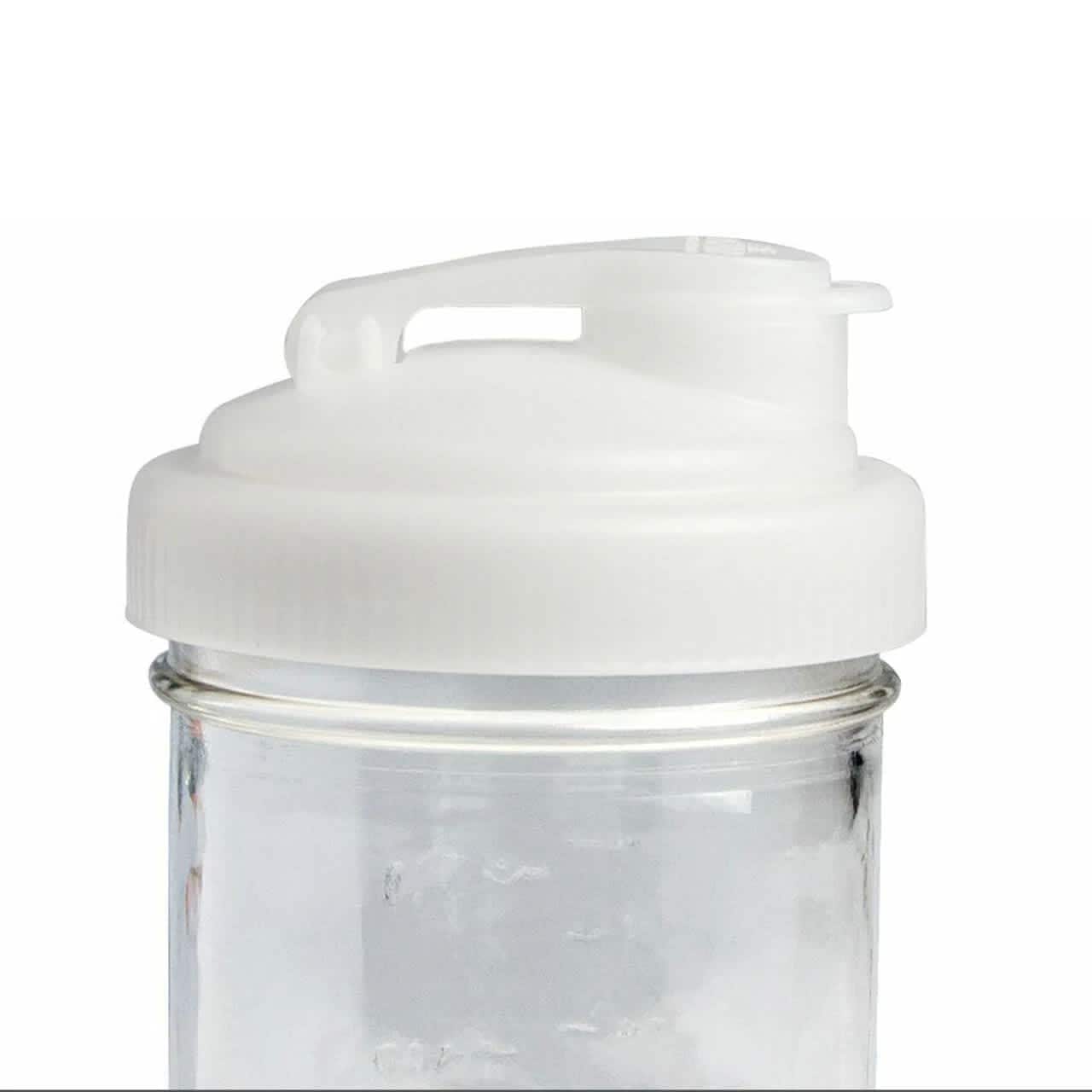Lehman's 1812767 reCAP Mason Jar Pour Lid with Foldout Carry Loop - Wide Mouth with Leak-Proof Seal - USA Made