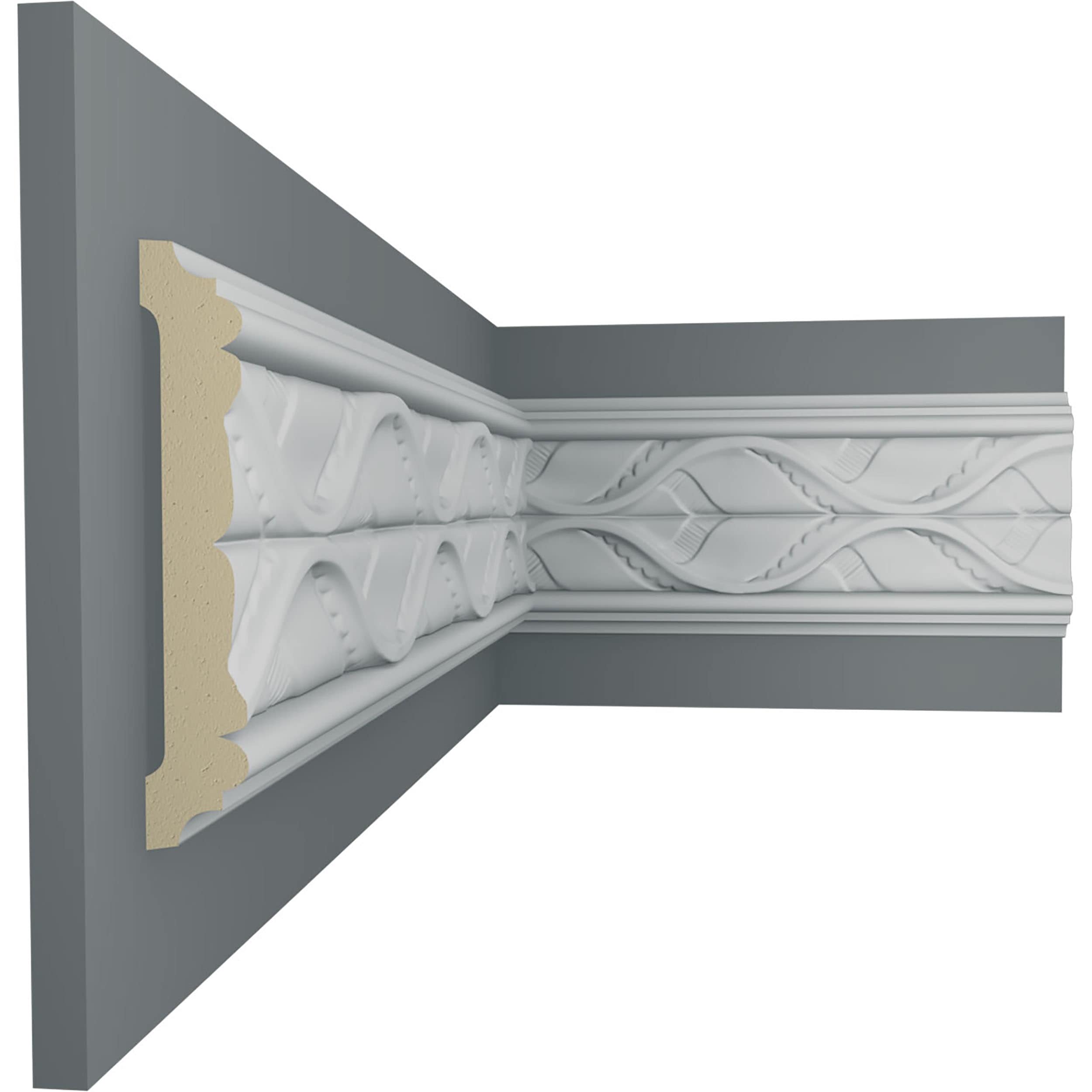 Ekena Millwork CHA04X01ME-CASE-8 Chair-Rail-Moulding - View #5
