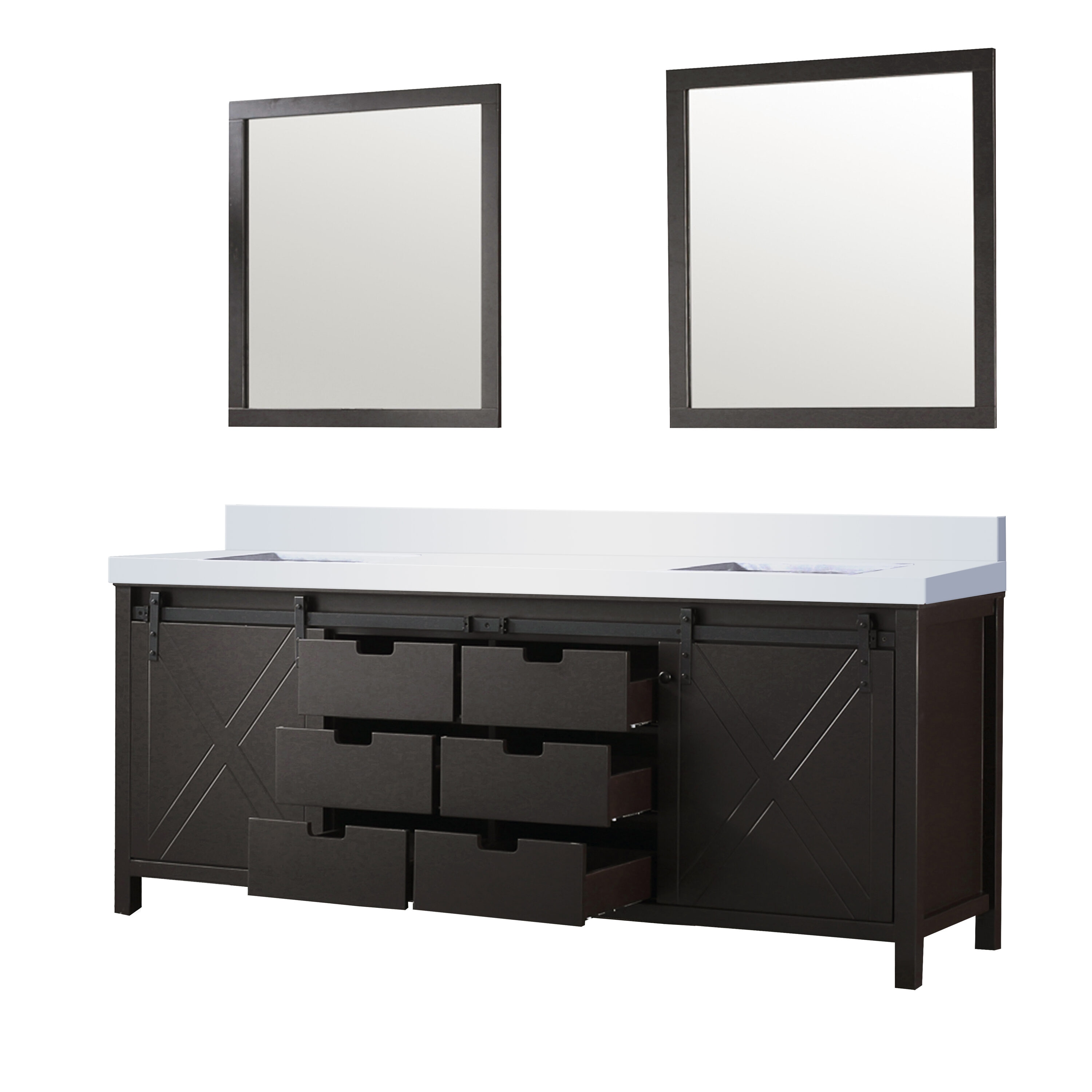 Lexora LVM84DC310 Bath-Vanity-Combo - View #4