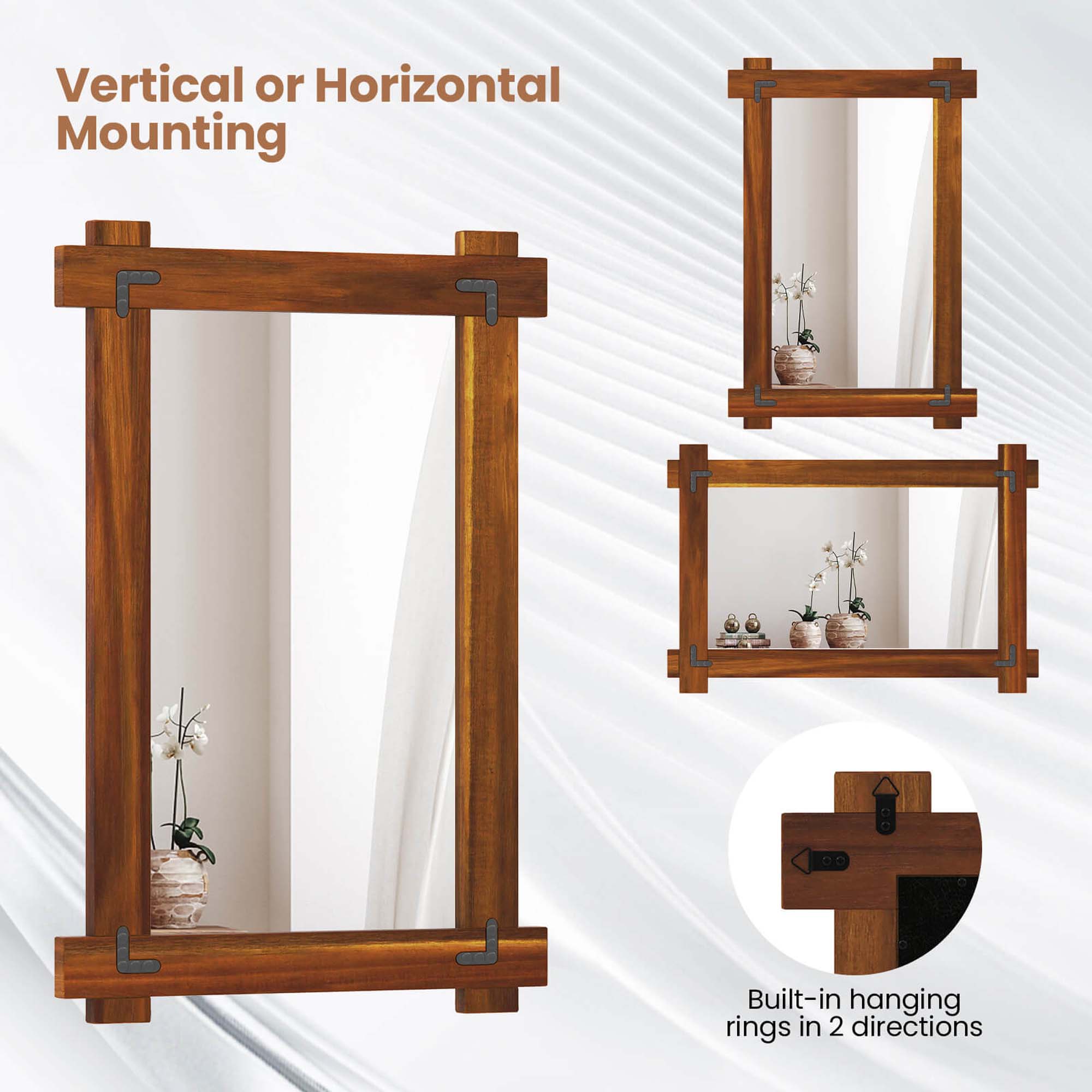 Costway HCST06670 Framed-Bath-Mirrors - View #4